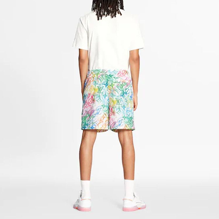 Louis Vuitton Louis Vuitton Watercolor Monogram Shorts Size 48 Size US 32 / EU 48 - 8 Thumbnail