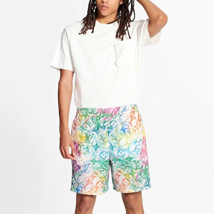 Louis Vuitton Louis Vuitton Watercolor Monogram Shorts Size 48 Size US 32 / EU 48 - 6 Thumbnail