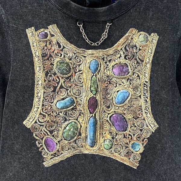 Louis Vuitton Louis Vuitton Chain Graphic T-Shirt XXS Size XXS / US 00 / IT 34 - 6 Thumbnail