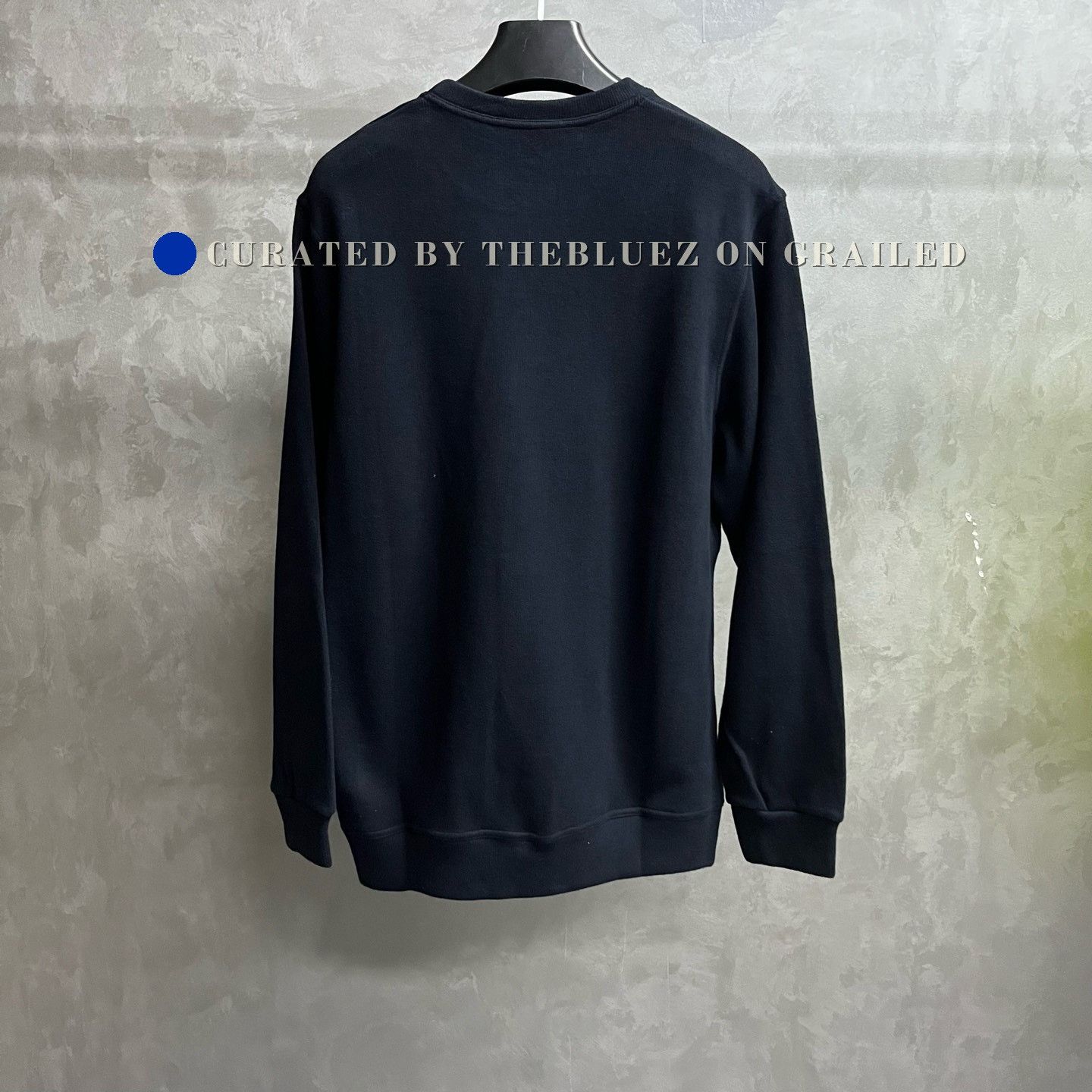 Loro Piana Loro Piana Dark Blue Embroidered Crewneck Sweatshirt Size US L / EU 52-54 / 3 - 2 Thumbnail
