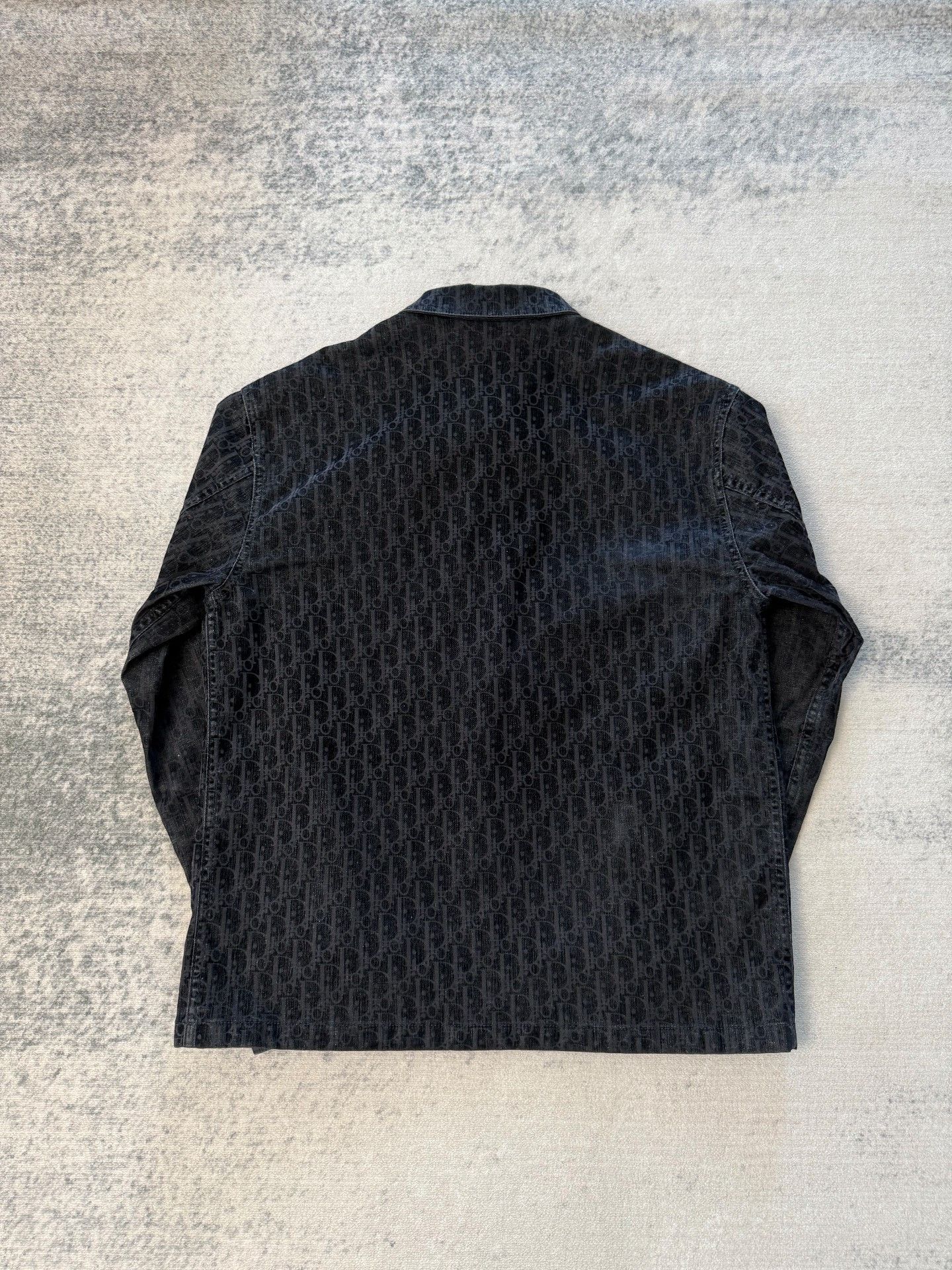 Dior DIOR Full Logo Flocked Jacket Size US S / EU 44-46 / 1 - 2 Thumbnail