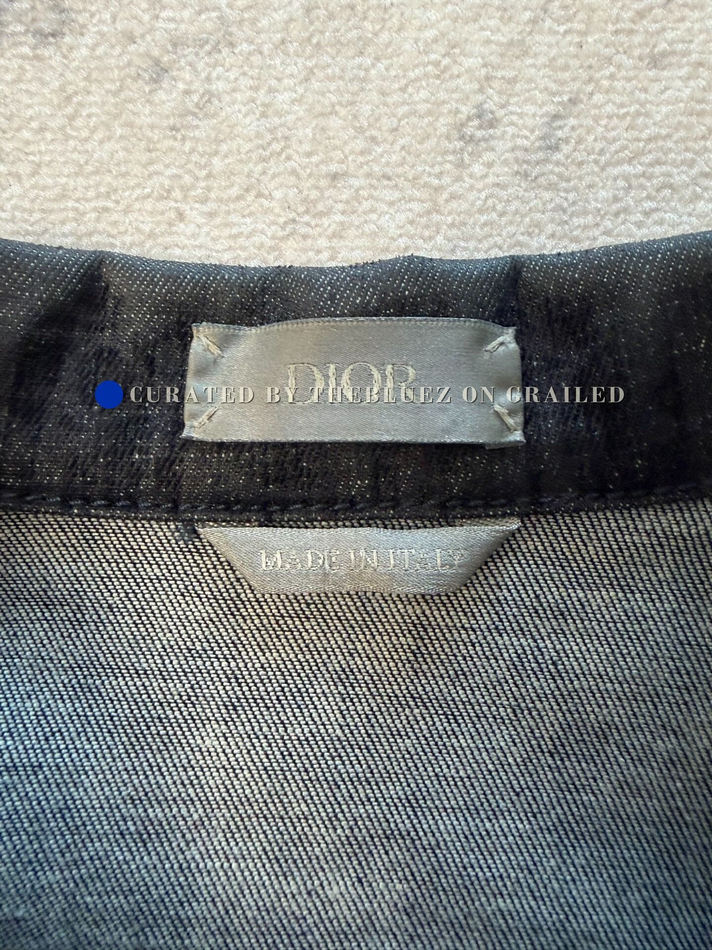 Dior DIOR Full Logo Flocked Jacket Size US S / EU 44-46 / 1 - 3 Thumbnail