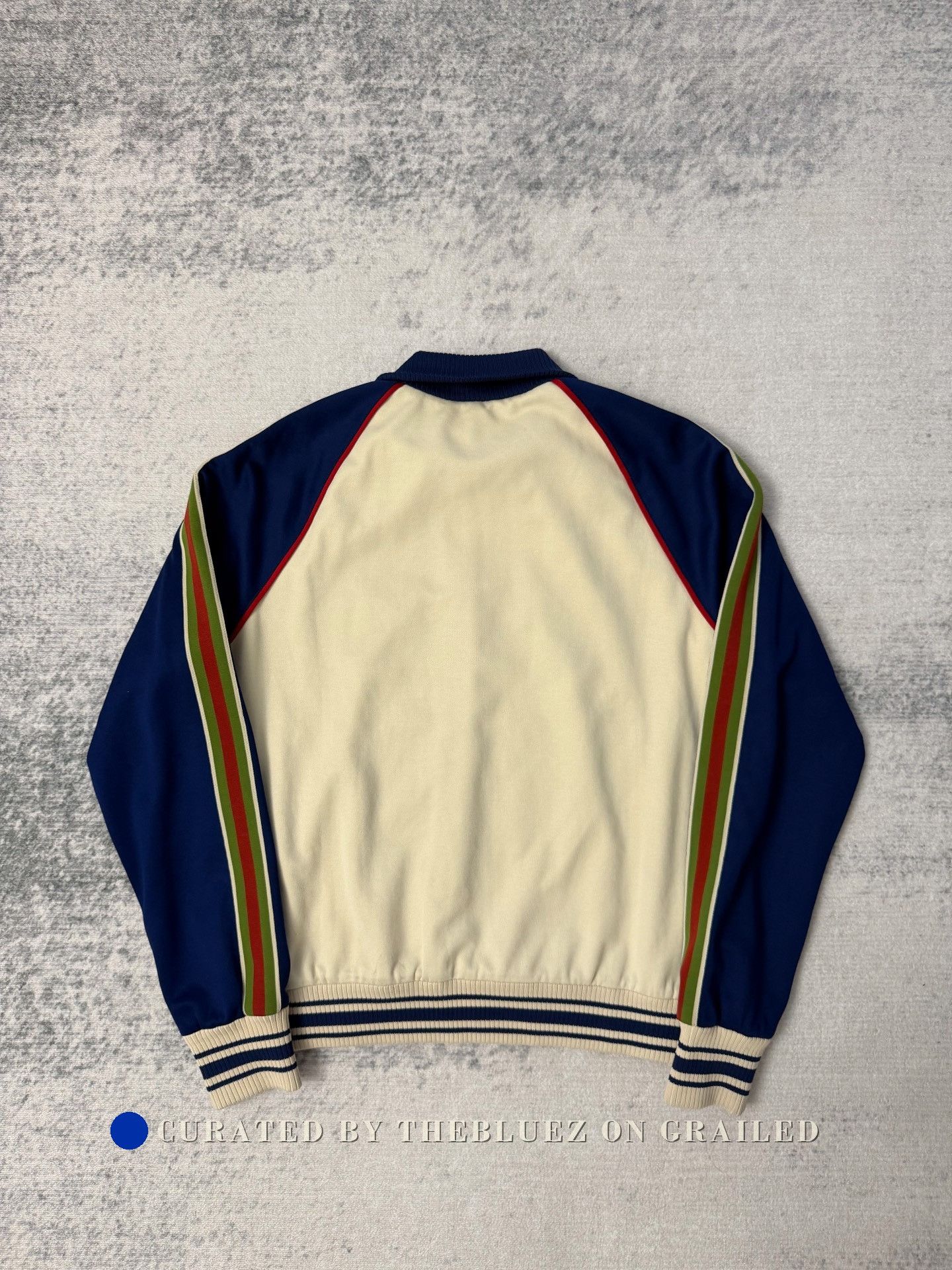 Gucci Gucci Double G Patch Ribbed Knit Zip Jacket Size US S / EU 44-46 / 1 - 2 Thumbnail