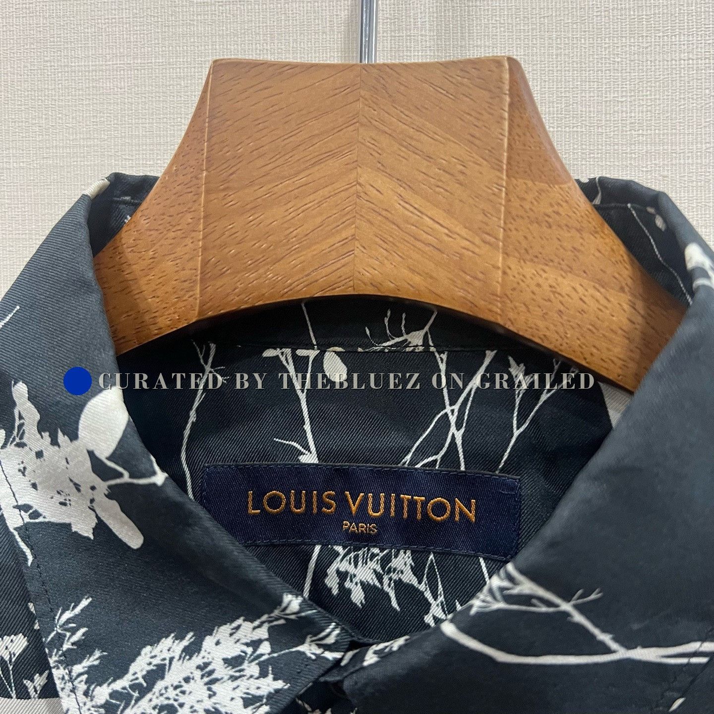 Louis Vuitton Louis Vuitton Wheat Print Silk Shirt Size US L / EU 52-54 / 3 - 4 Thumbnail