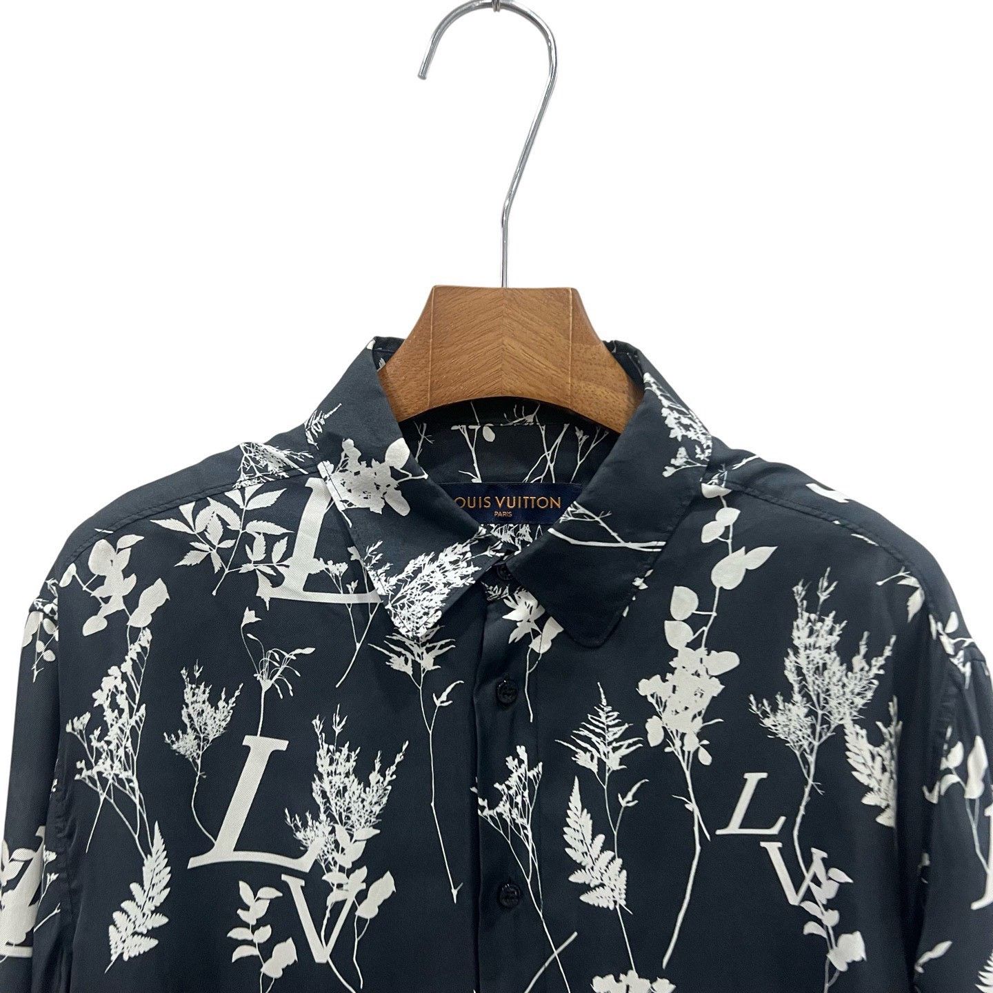 Louis Vuitton Louis Vuitton Wheat Print Silk Shirt Size US L / EU 52-54 / 3 - 2 Thumbnail