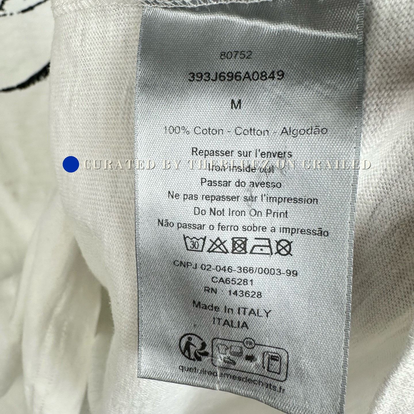 Dior Dior Logo Print Relaxed Crewneck Short Sleeve Size US M / EU 48-50 / 2 - 5 Thumbnail