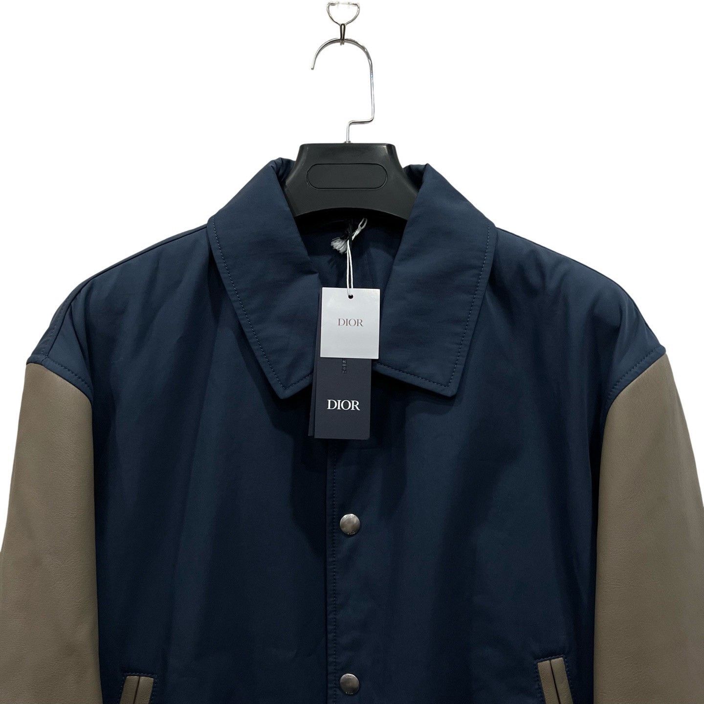 Dior DIOR 2025 Beaded Pearl Logo Baseball Jacket Size US L / EU 52-54 / 3 - 4 Thumbnail