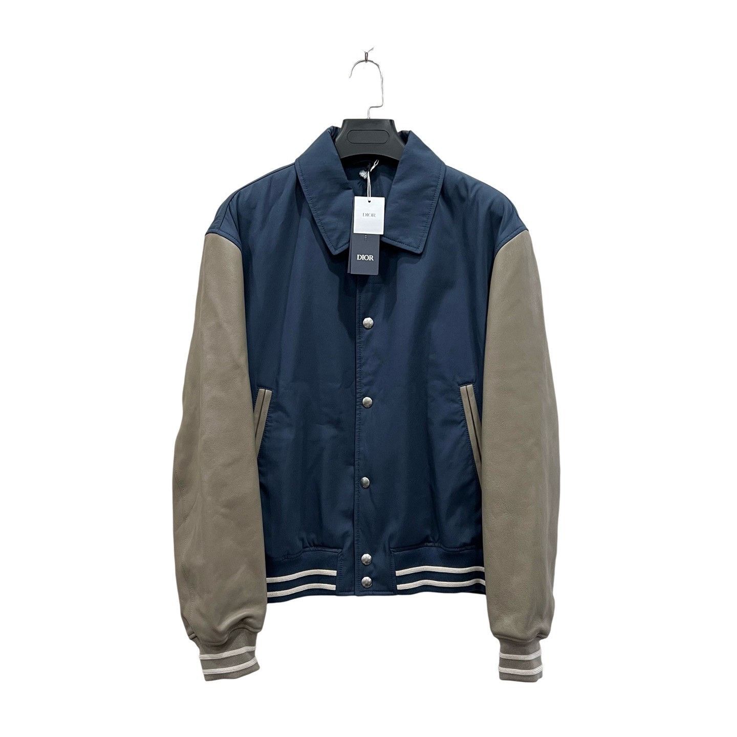Dior DIOR 2025 Beaded Pearl Logo Baseball Jacket Size US L / EU 52-54 / 3 - 2 Thumbnail