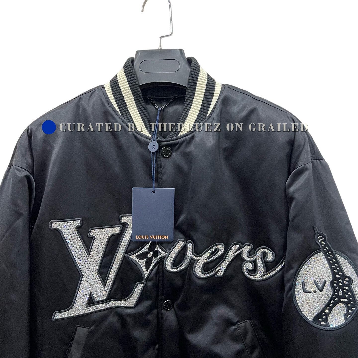 Louis Vuitton Louis Vuitton Rhinestone Logo Baseball Jacket Size US S / EU 44-46 / 1 - 3 Thumbnail