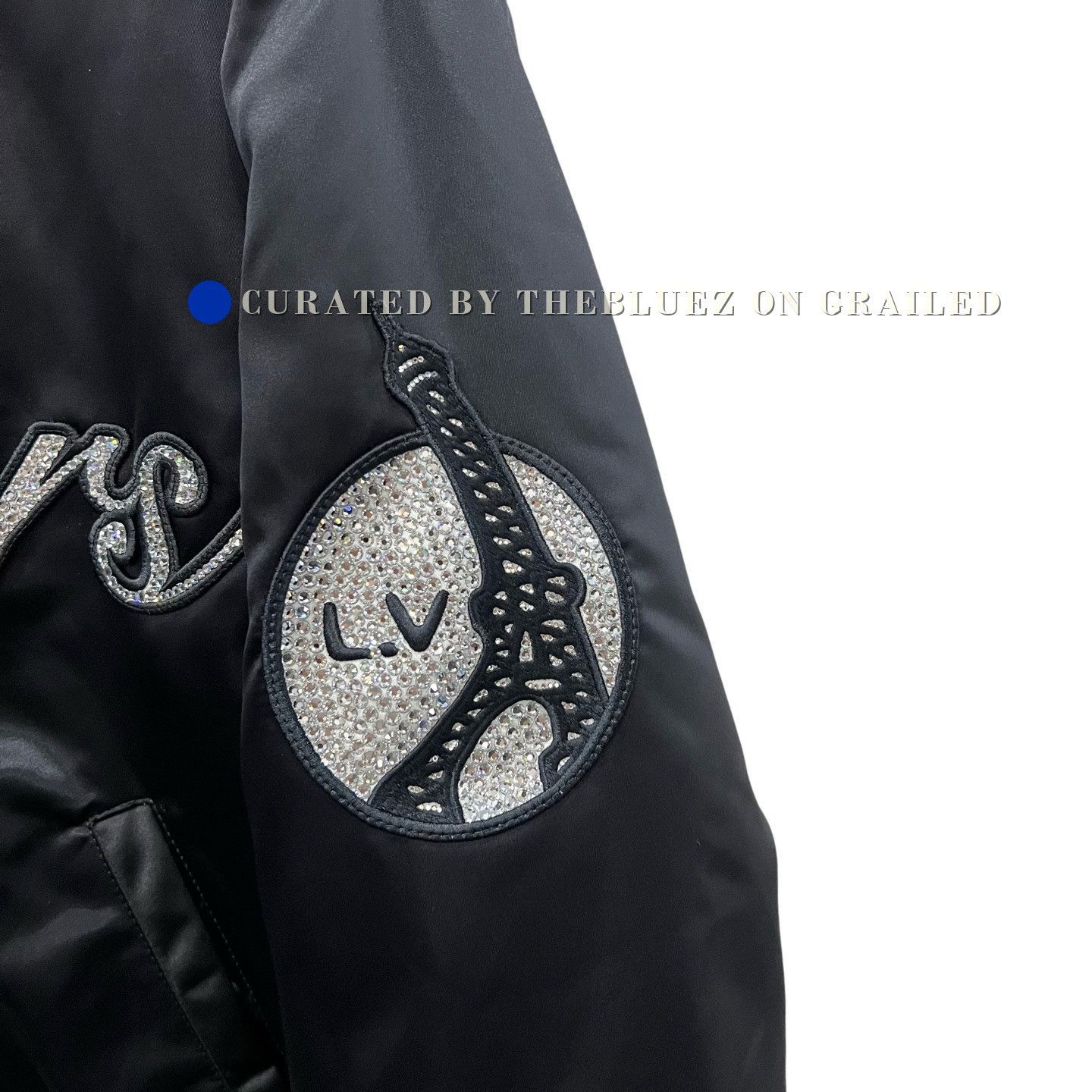 Louis Vuitton Louis Vuitton Rhinestone Logo Baseball Jacket Size US S / EU 44-46 / 1 - 4 Thumbnail