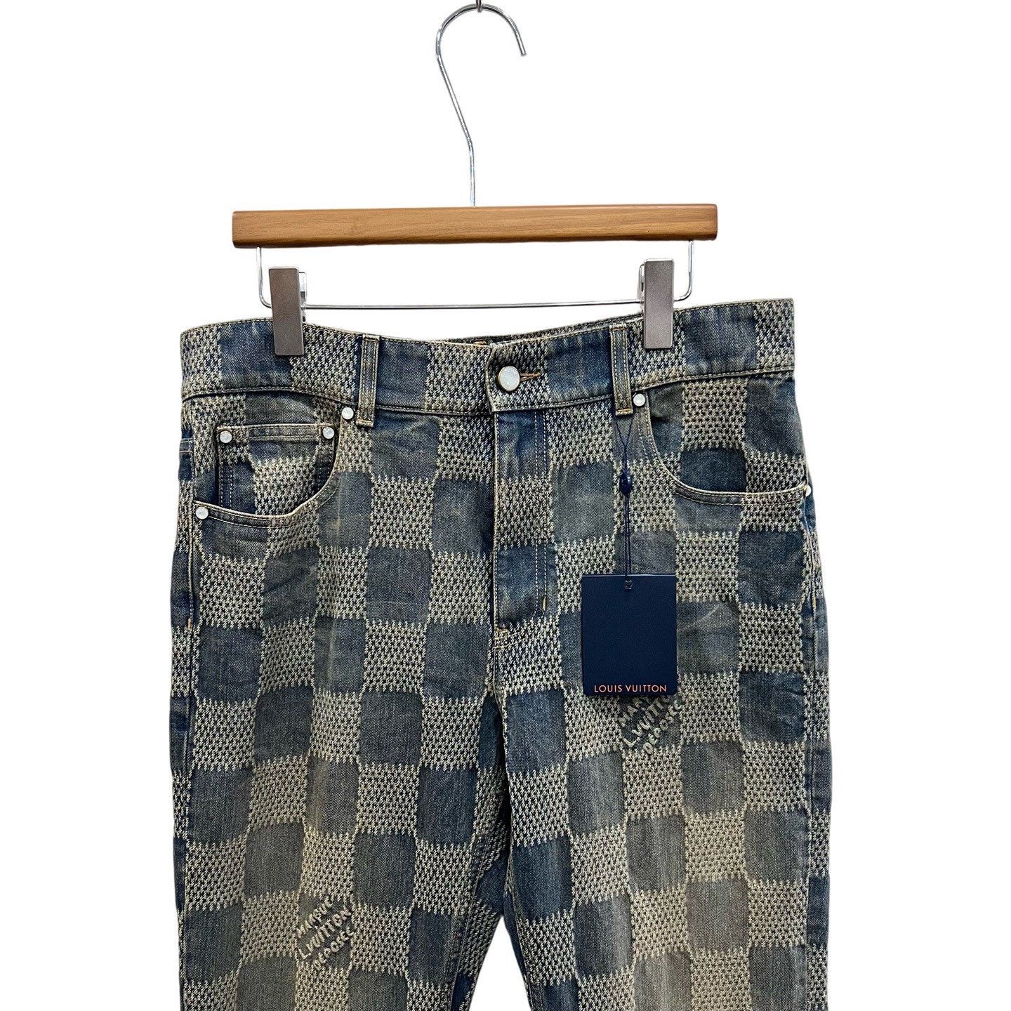 Louis Vuitton Louis Vuitton Pharrell All-Logo Embroidered Jeans Size US 32 / EU 48 - 2 Thumbnail