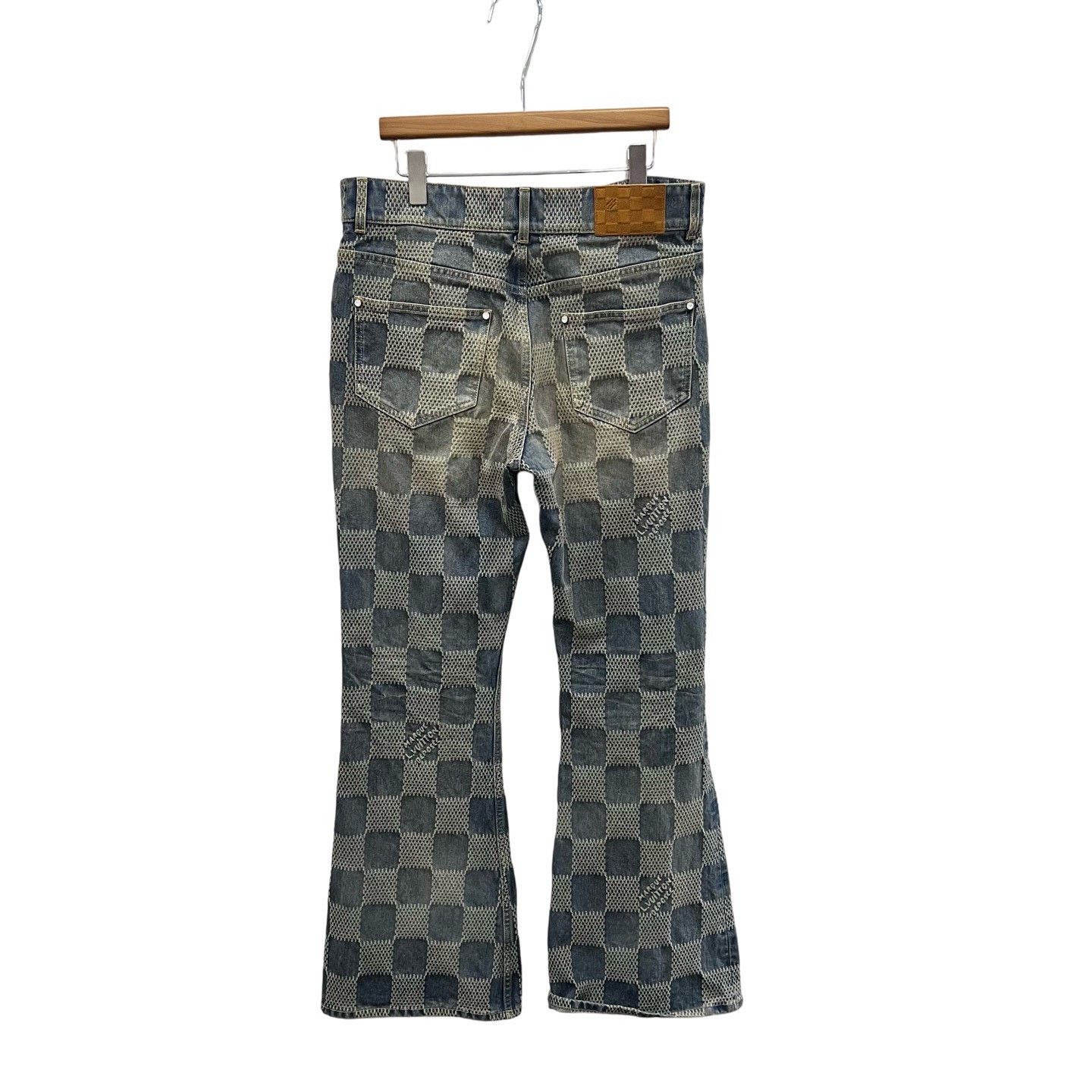 Louis Vuitton Louis Vuitton Pharrell All-Logo Embroidered Jeans Size US 32 / EU 48 - 3 Thumbnail