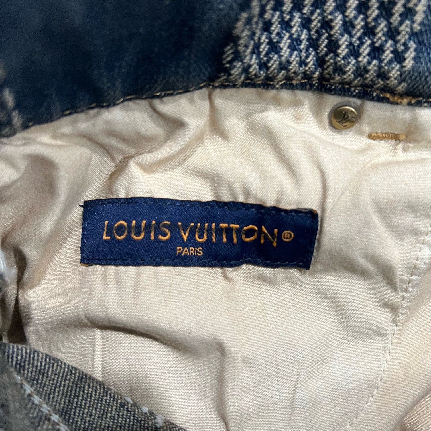 Louis Vuitton Louis Vuitton Pharrell All-Logo Embroidered Jeans Size US 32 / EU 48 - 5 Thumbnail