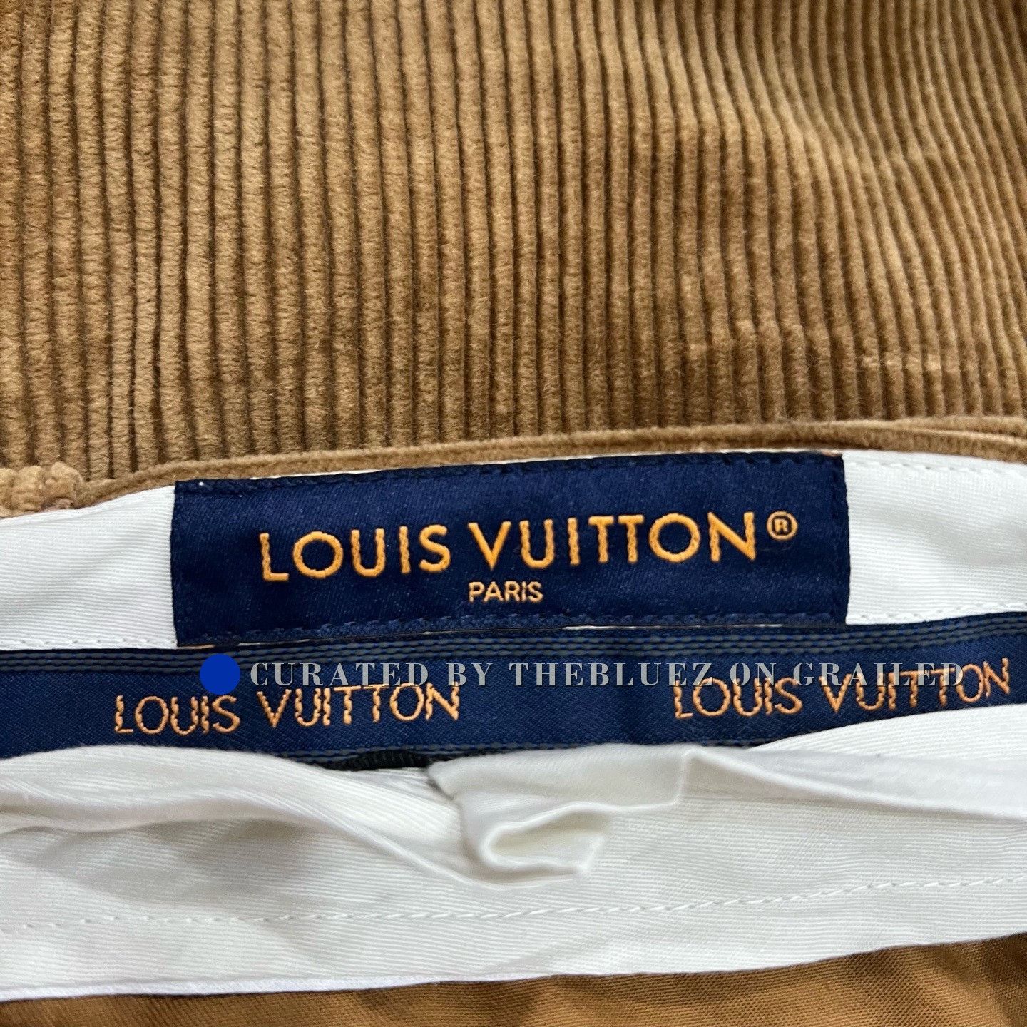 Louis Vuitton Louis Vuitton Corduroy Embossed Badge Pants Size US 34 / EU 50 - 5 Thumbnail