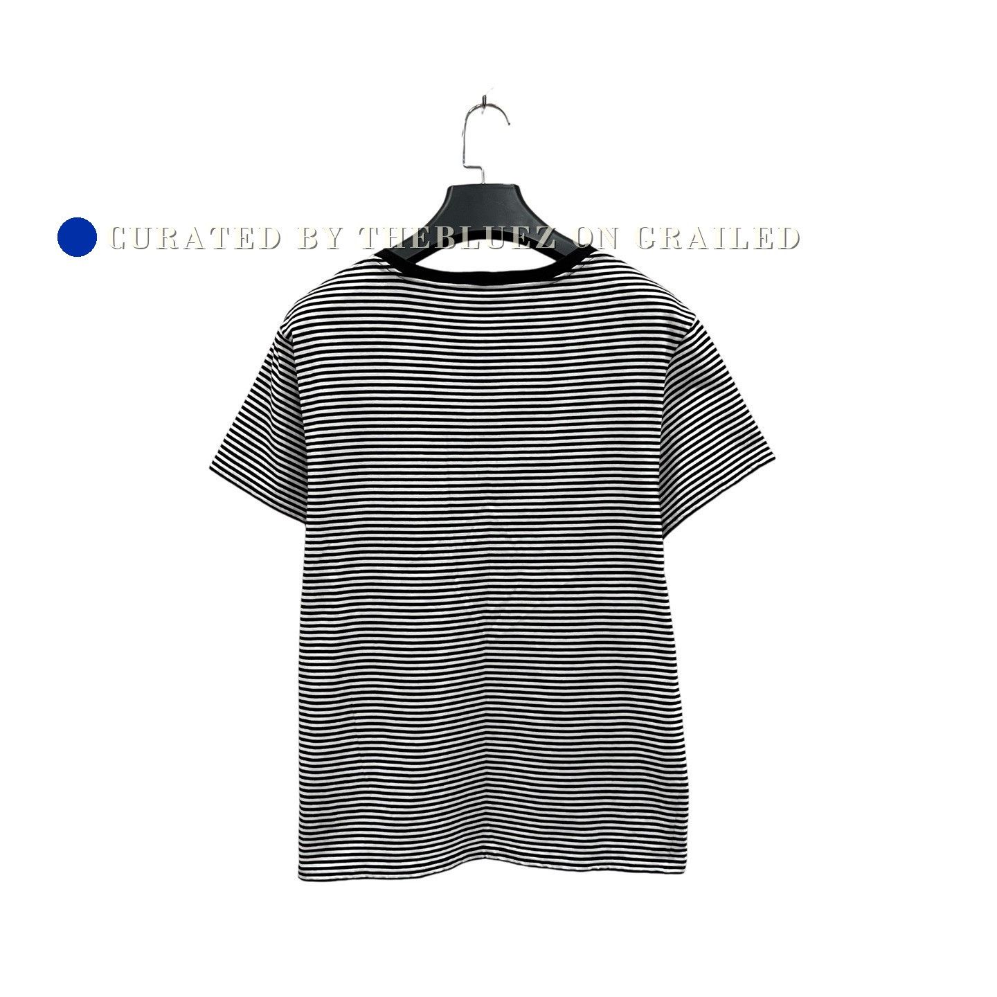 Celine Celine Triomphe Logo Striped Short Sleeve Size US L / EU 52-54 / 3 - 3 Thumbnail