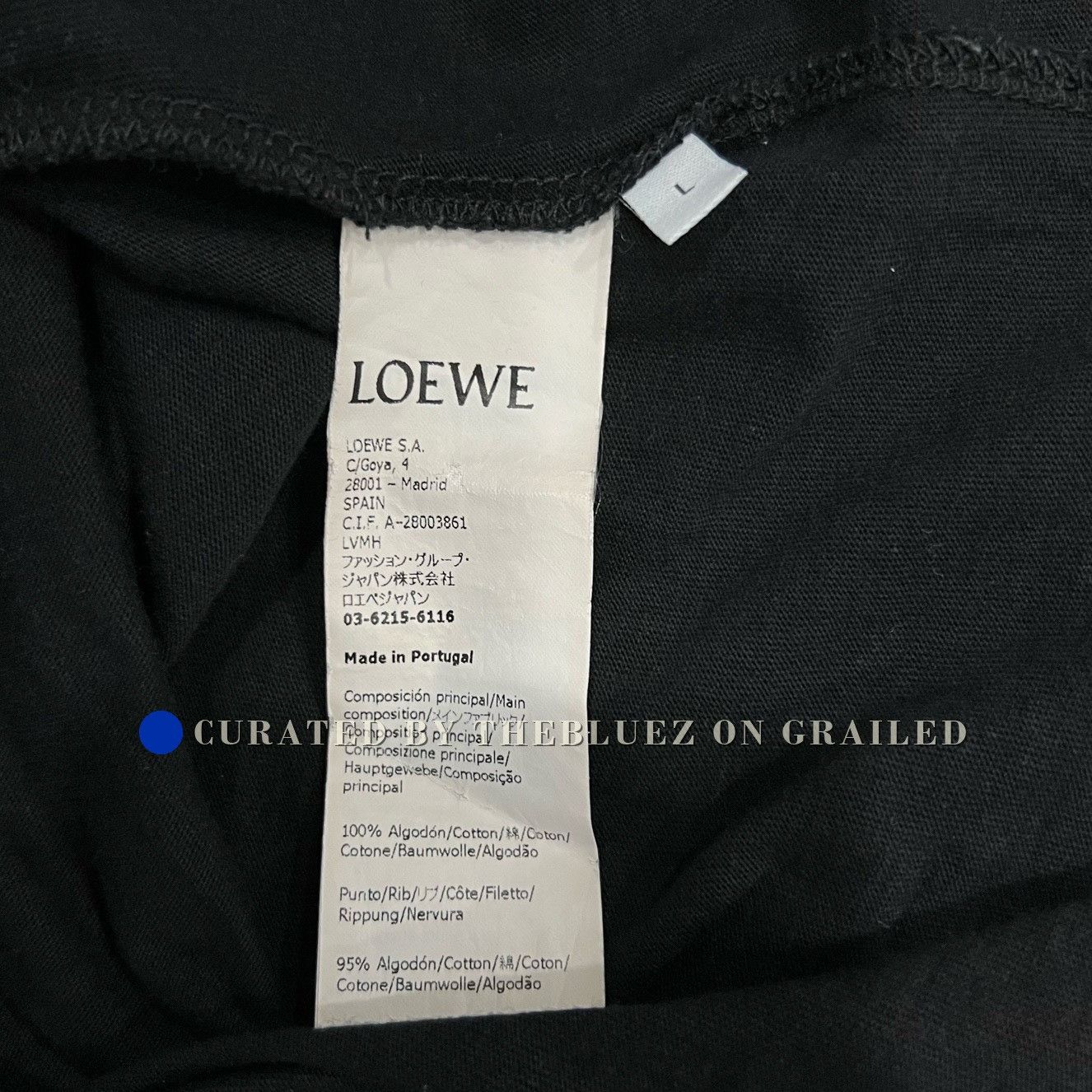Loewe Loewe Embroidered Short-Sleeve T-Shirt Size US L / EU 52-54 / 3 - 6 Thumbnail