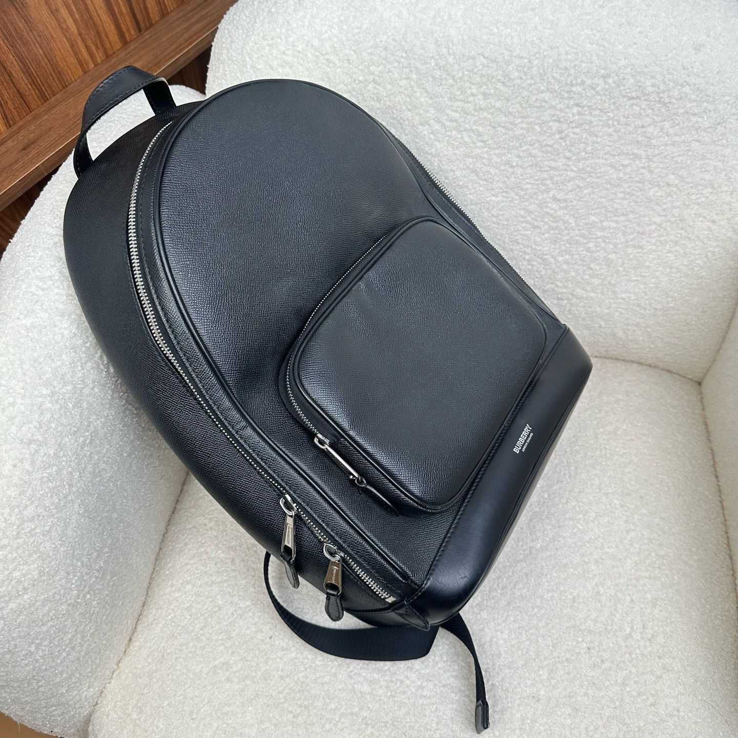 Burberry Burberry Large Leather Backpack Size ONE SIZE - 5 Thumbnail
