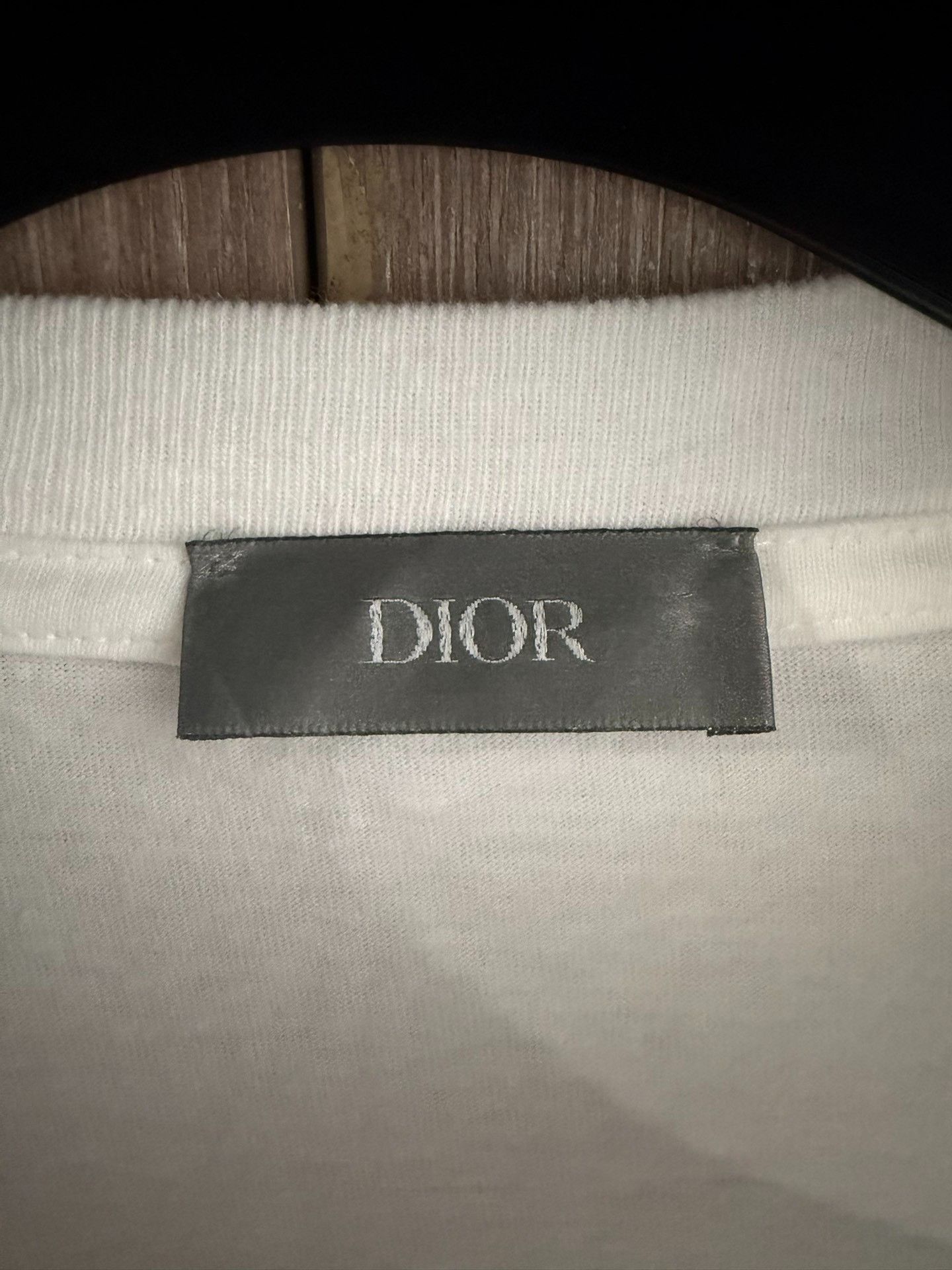 Dior Dior Chest Logo Embroidery White Crew Neck T-shirt Size US M / EU 48-50 / 2 - 3 Thumbnail
