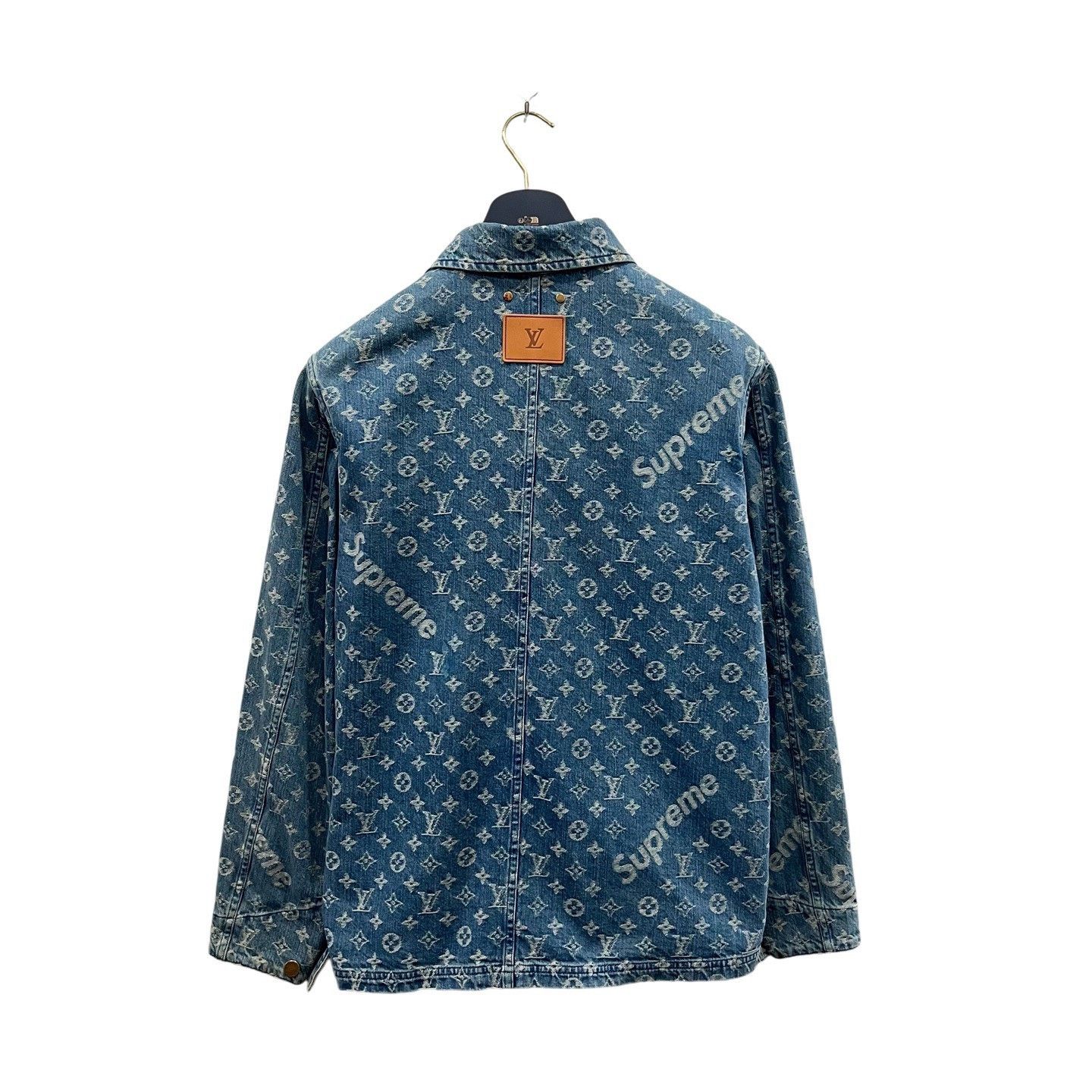 Louis Vuitton Louis Vuitton x Supreme Denim Jacket Size US S / EU 44-46 / 1 - 3 Thumbnail