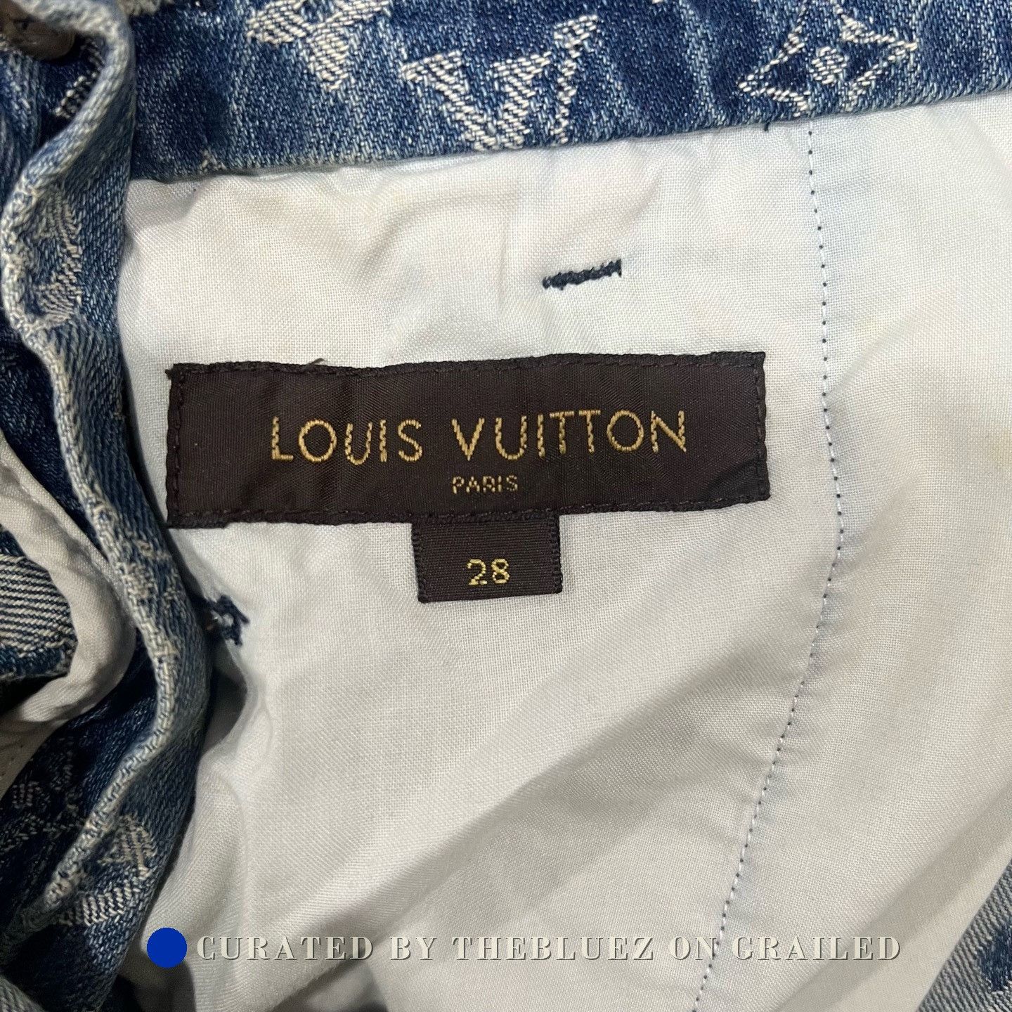 Louis Vuitton Louis Vuitton x Supreme Monogram Denim Overalls Size US 28 / EU 44 - 6 Thumbnail