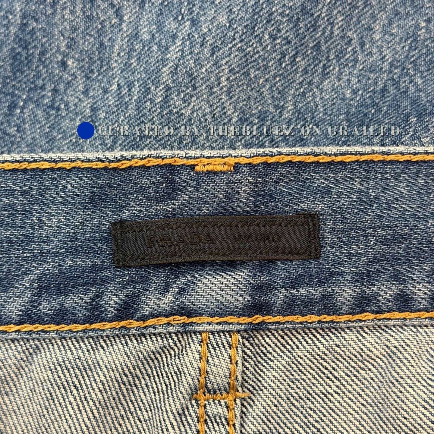 Prada Prada Triangle Logo Iron Brand Jeans Size US 30 / EU 46 - 4 Thumbnail