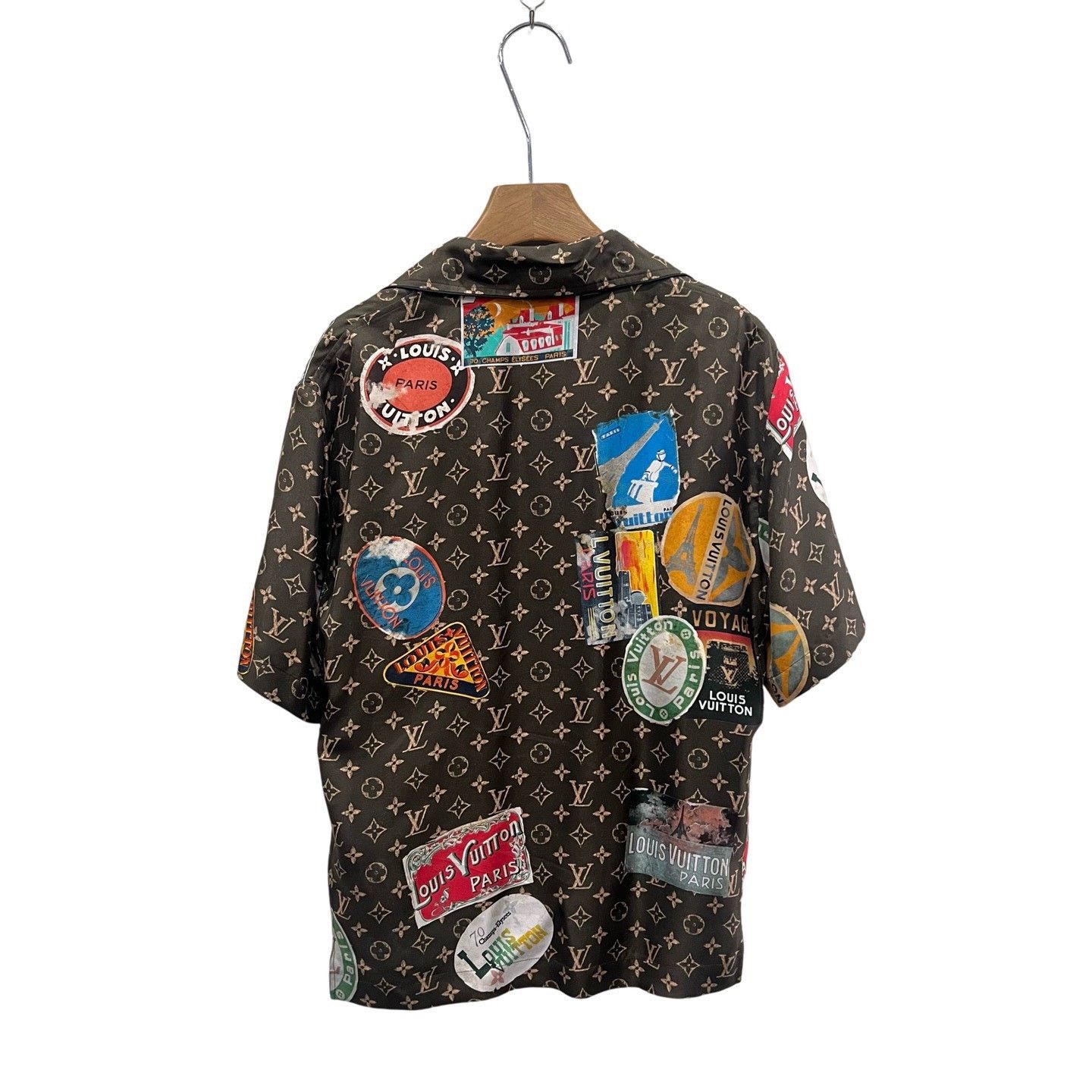 Louis Vuitton Louis Vuitton Monogram Badge Short Sleeve Shirt Size US M / EU 48-50 / 2 - 2 Thumbnail