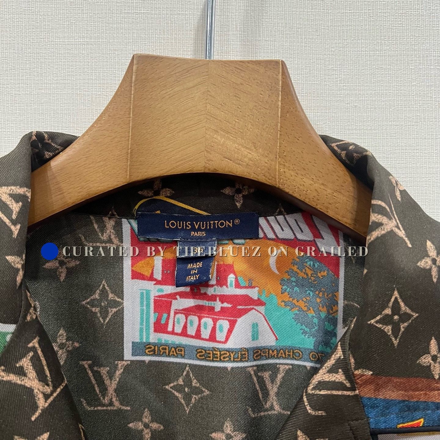 Louis Vuitton Louis Vuitton Monogram Badge Short Sleeve Shirt Size US M / EU 48-50 / 2 - 4 Thumbnail