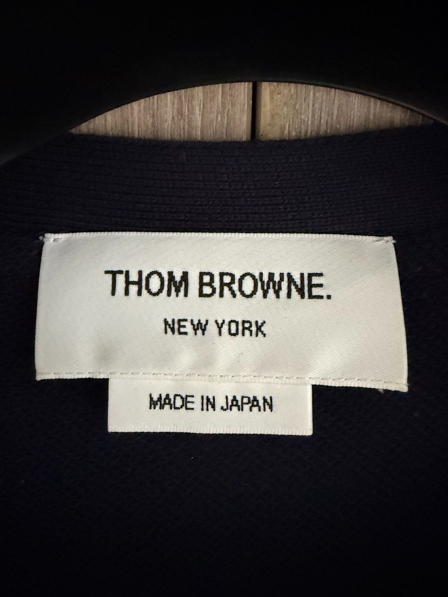 Thom Browne Thom Browne TB 4-Stripe Navy Knit Cardigan Size US XL / EU 56 / 4 - 4 Thumbnail