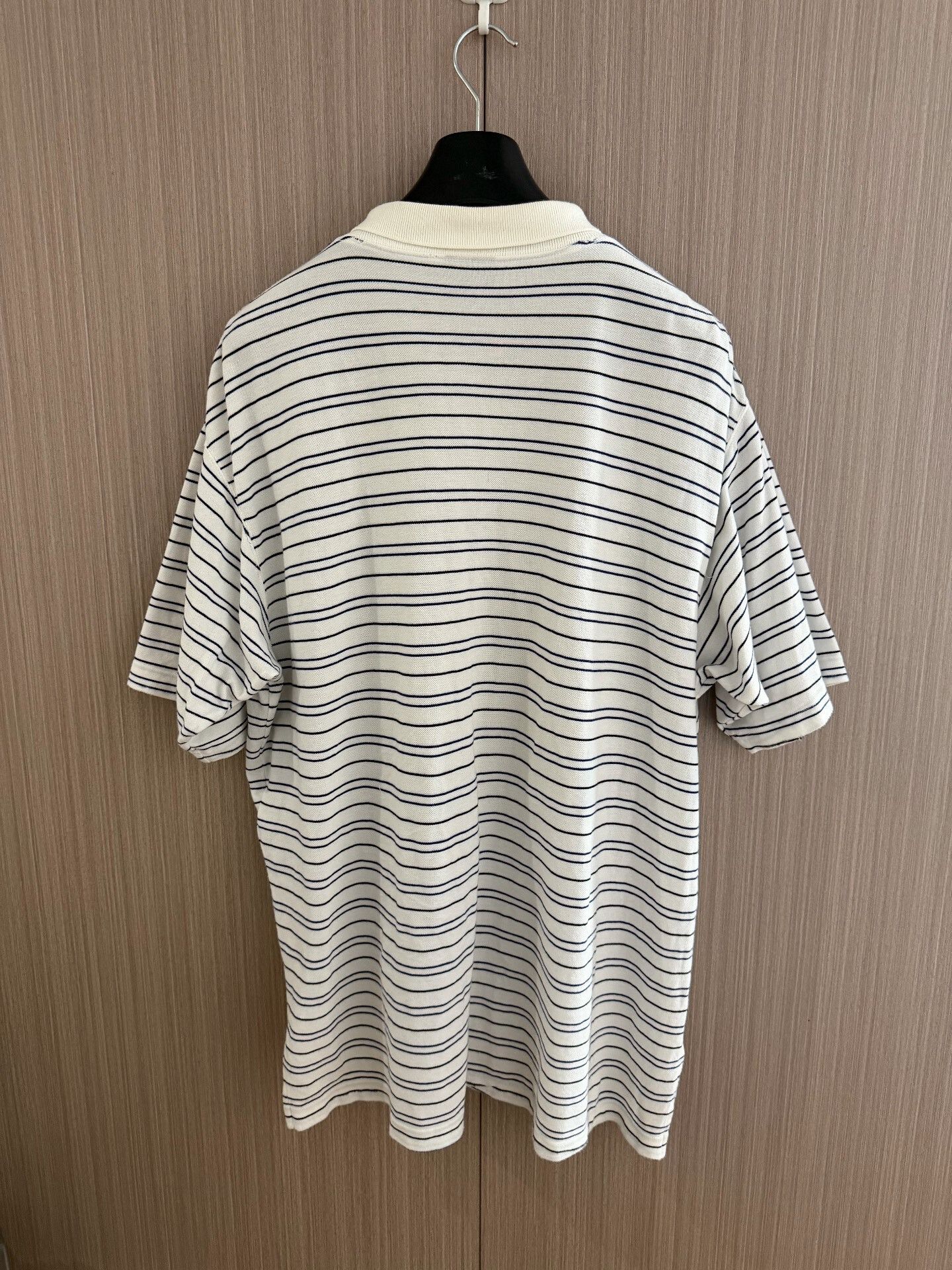 Balenciaga Balenciaga 25SS Striped Logo Short Sleeve Polo Size US XS / EU 42 / 0 - 2 Thumbnail