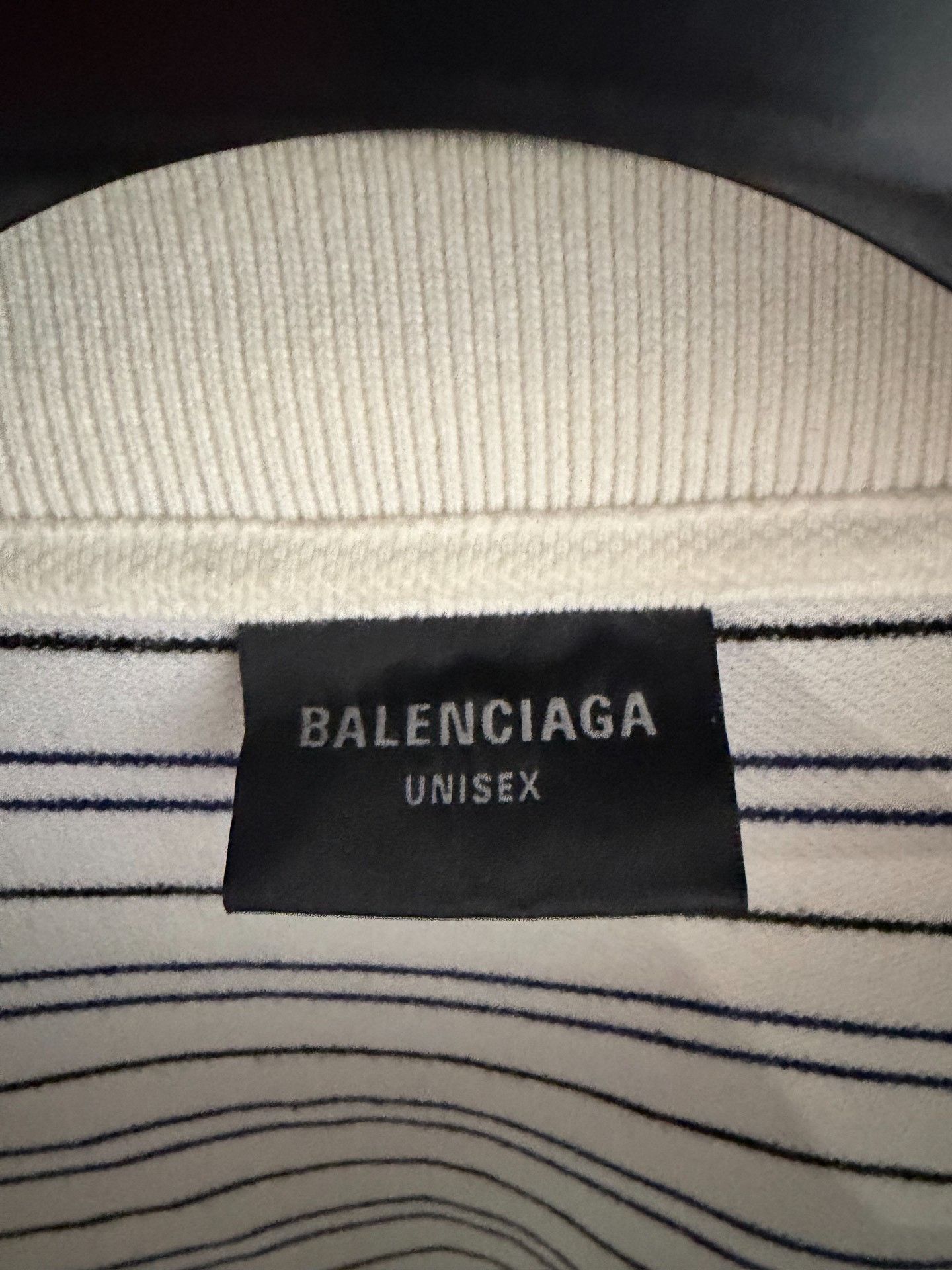 Balenciaga Balenciaga 25SS Striped Logo Short Sleeve Polo Size US XS / EU 42 / 0 - 4 Thumbnail