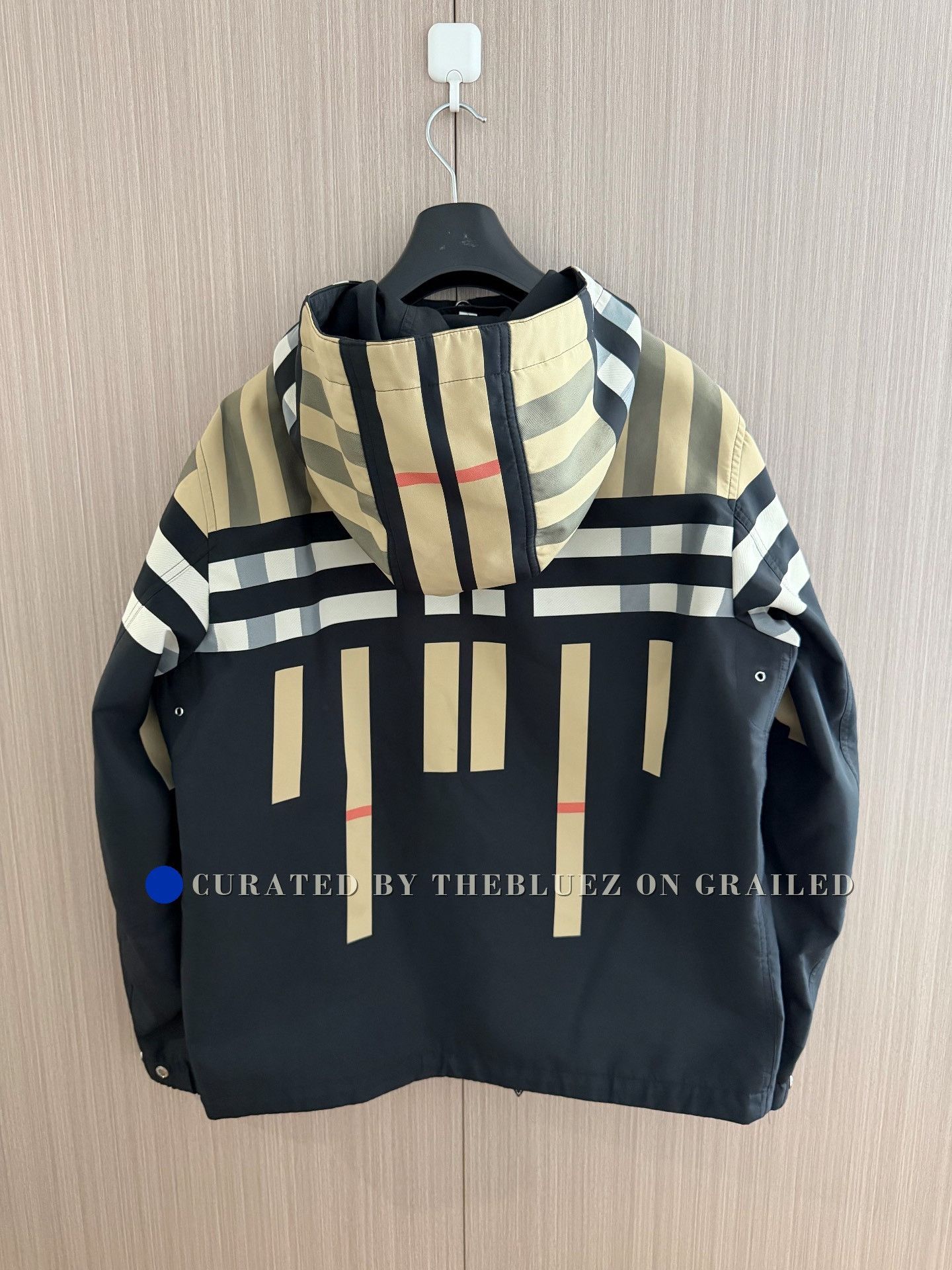 Burberry Burberry Check Hooded Zip Jacket Size US L / EU 52-54 / 3 - 2 Thumbnail