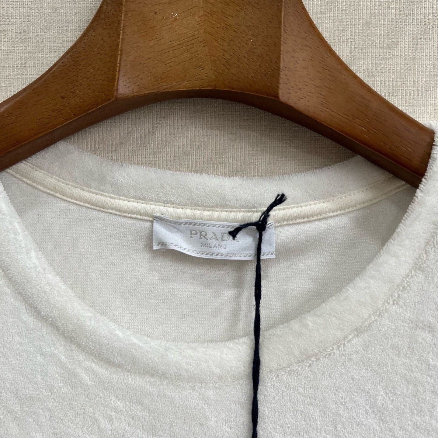 Prada Prada Iron Triangle Logo Terry Short Sleeve Size US M / EU 48-50 / 2 - 5 Thumbnail