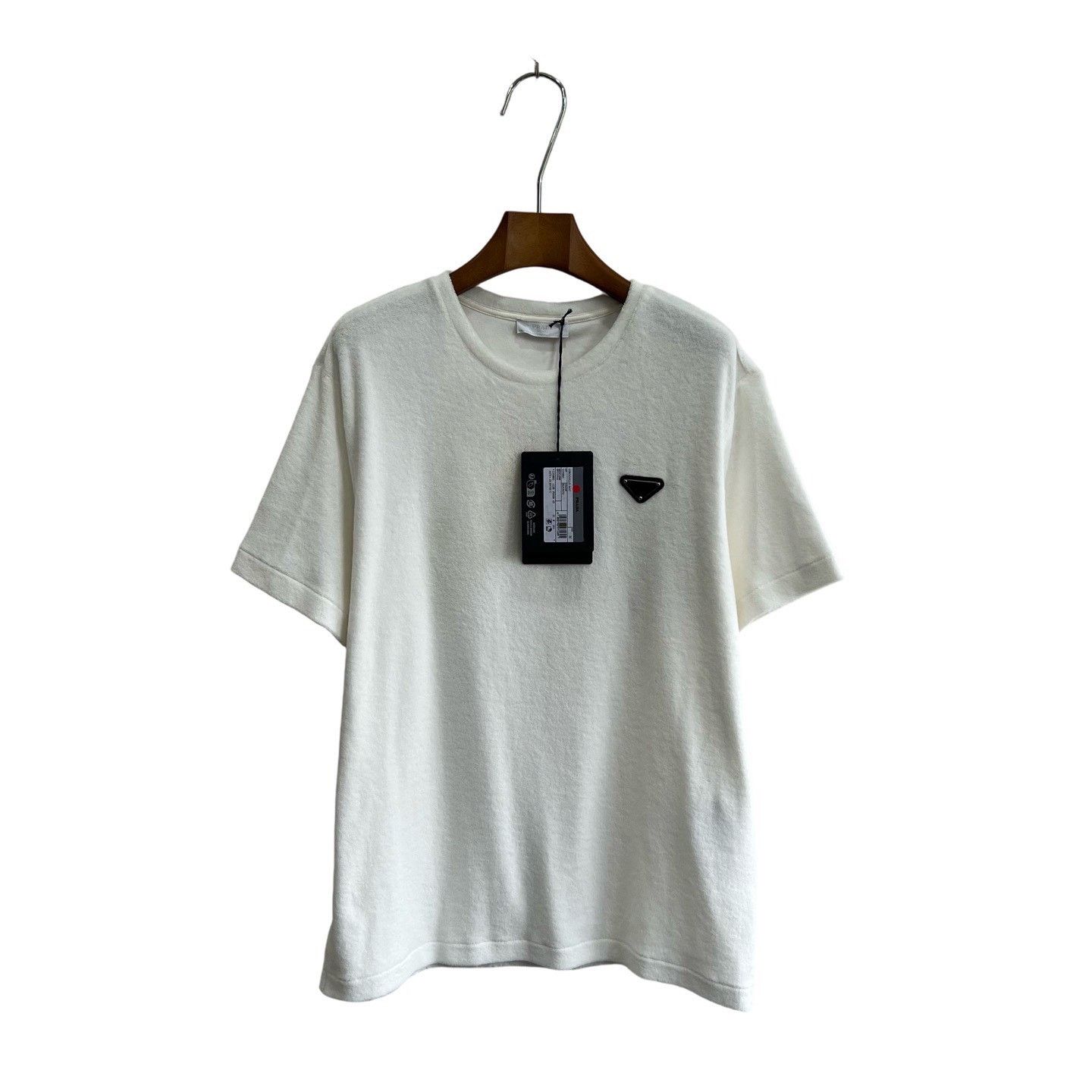 Prada Prada Iron Triangle Logo Terry Short Sleeve Size US M / EU 48-50 / 2 - 2 Thumbnail