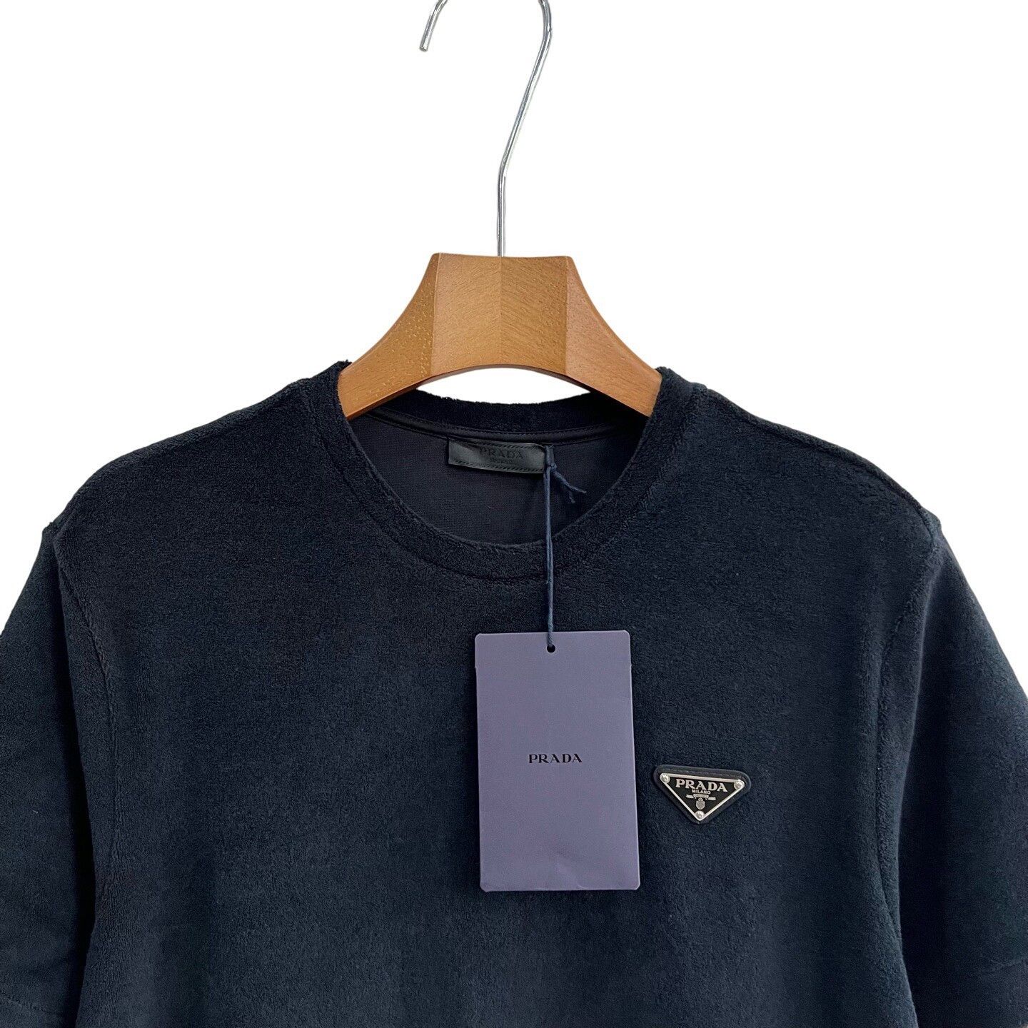 Prada Prada Triangle Logo Terry Short Sleeve Size US XS / EU 42 / 0 - 2 Thumbnail
