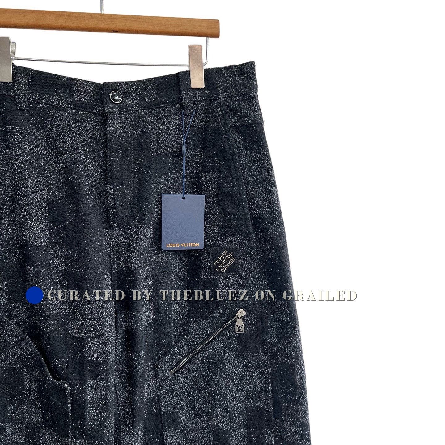 Louis Vuitton Louis Vuitton Damier Pearlescent Rivet Cargo Jeans Size US 33 - 3 Thumbnail