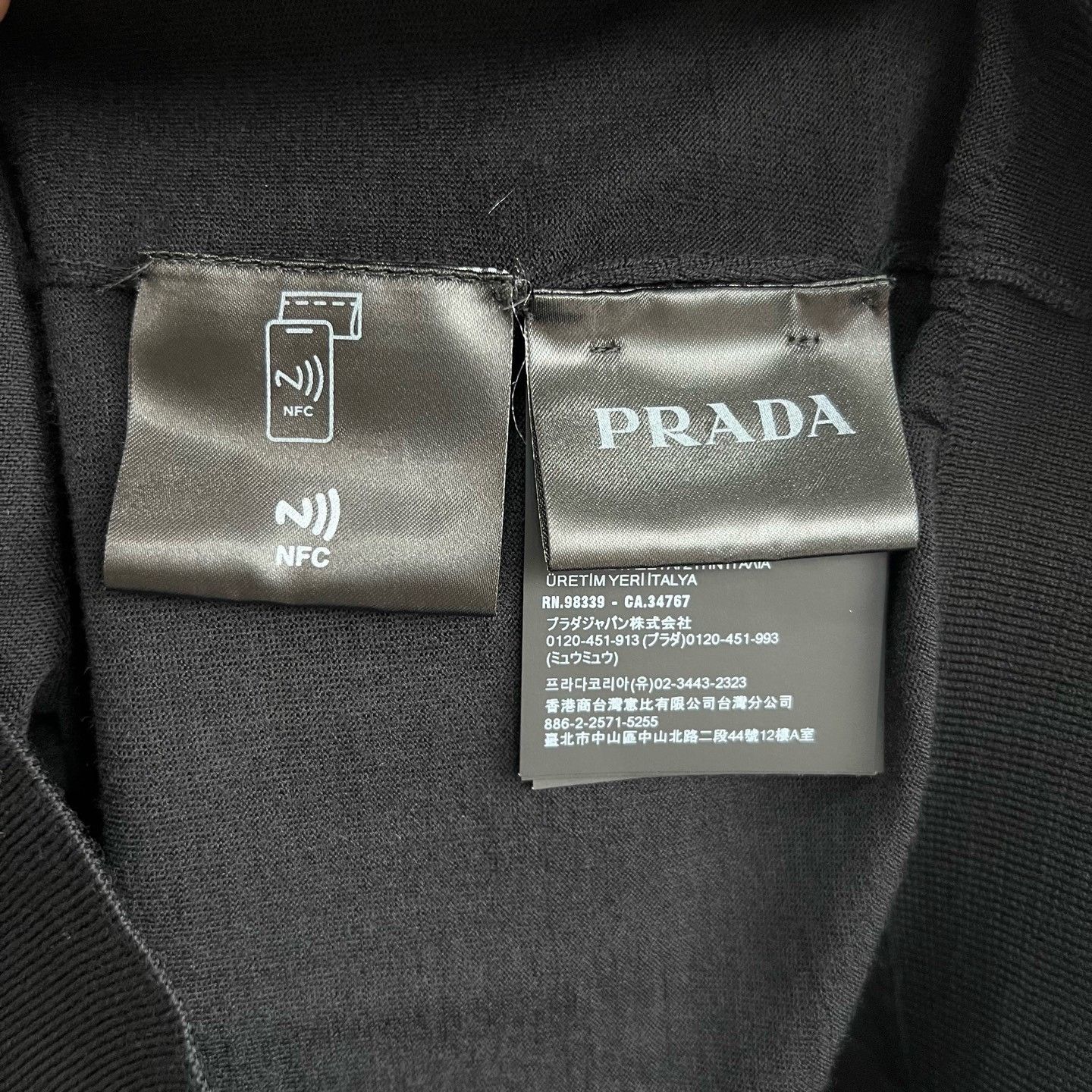 Prada Prada Wool Logo Polo Shirt Size US M / EU 48-50 / 2 - 5 Thumbnail