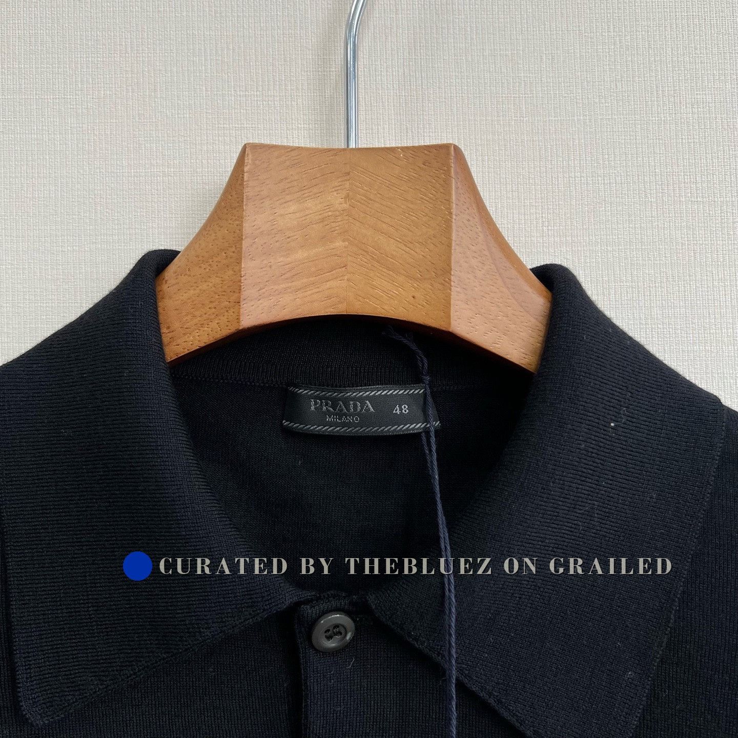 Prada Prada Wool Logo Polo Shirt Size US M / EU 48-50 / 2 - 4 Thumbnail
