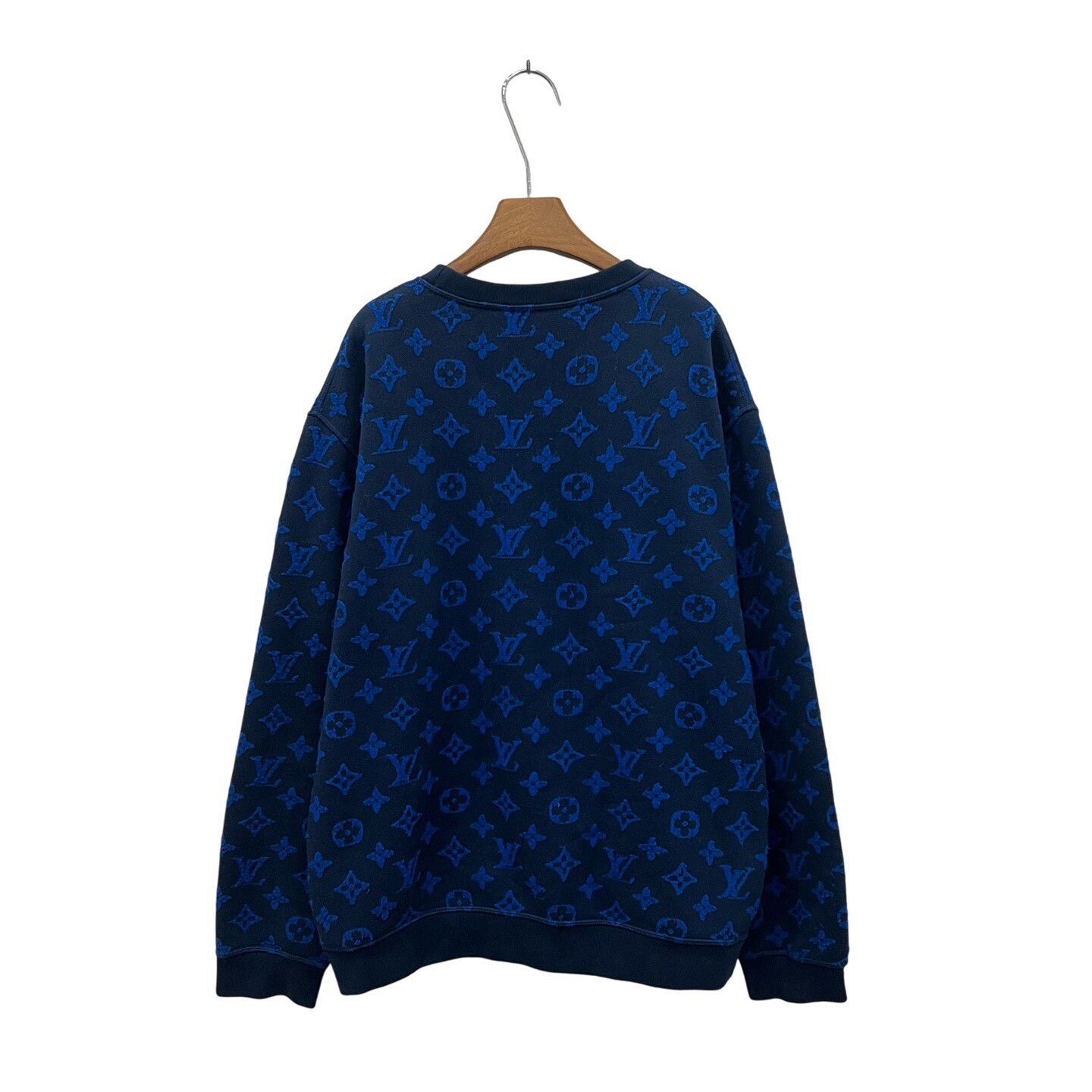 Louis Vuitton Louis Vuitton LV All-Over Flocked Sweatshirt Size US XL / EU 56 / 4 - 3 Thumbnail