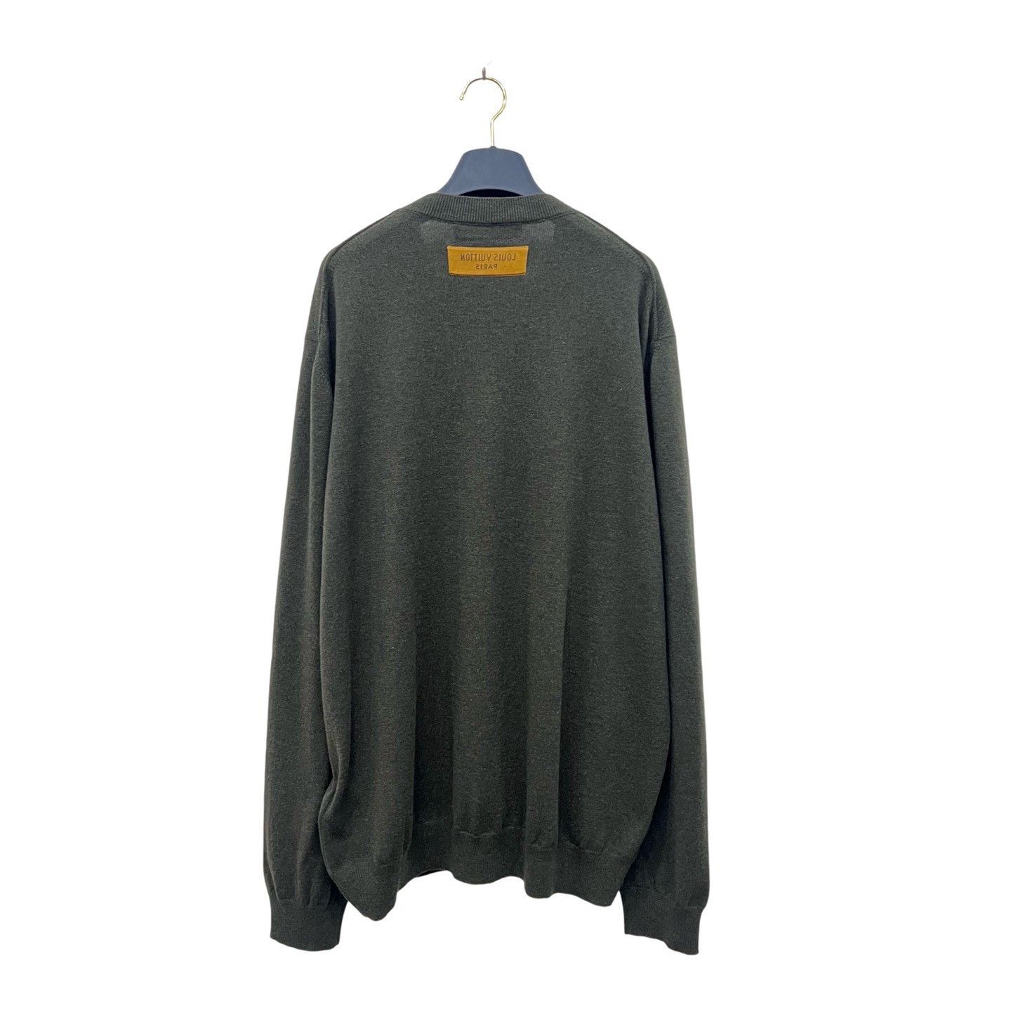 Louis Vuitton Louis Vuitton Embossed Logo Wool Sweater Size US XL / EU 56 / 4 - 2 Thumbnail