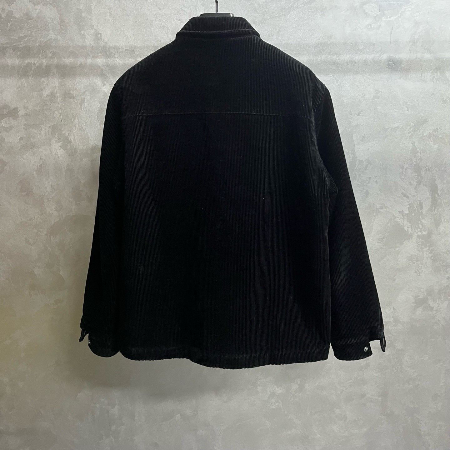 Prada Prada Black Logo Badge Lapel Shirt Size US XXL / EU 58 / 5 - 2 Thumbnail