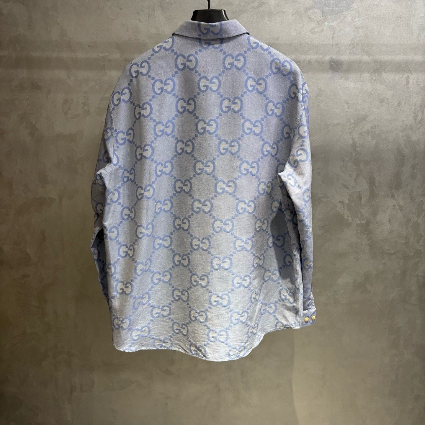 Gucci Gucci Light Blue Logo Cartoon Print Shirt Size US L / EU 52-54 / 3 - 2 Thumbnail