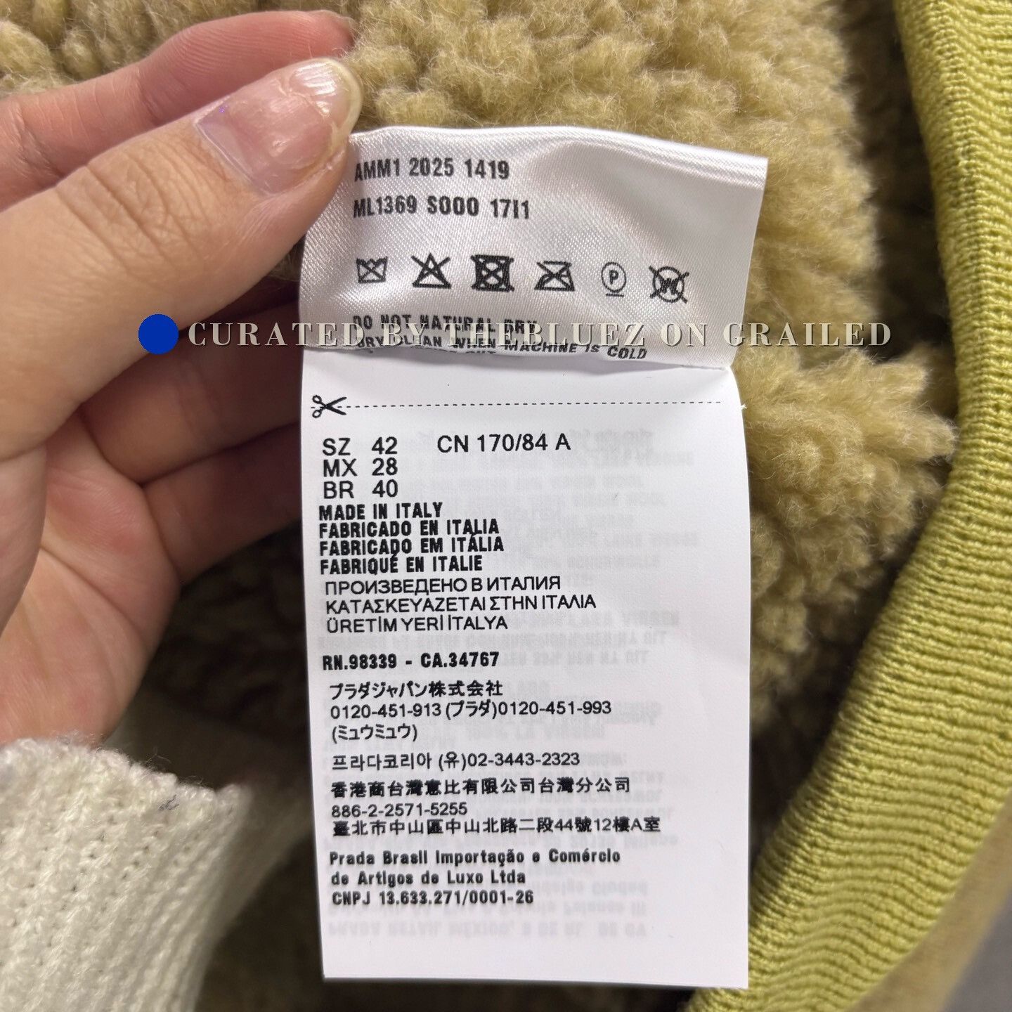 Miu Miu Miu Miu 25% Cotton Fleece Stand Collar Jacket Size M / US 6-8 / IT 42-44 - 7 Thumbnail