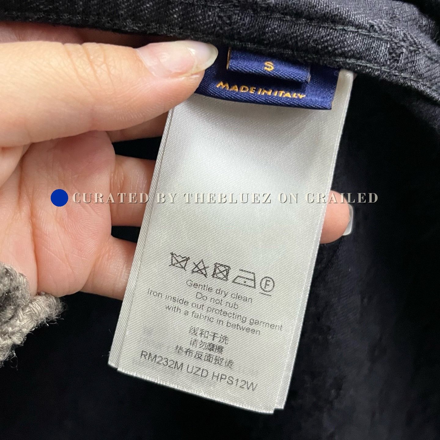Louis Vuitton Louis Vuitton Black Logo Denim Short Shirt Size US S / EU 44-46 / 1 - 4 Thumbnail