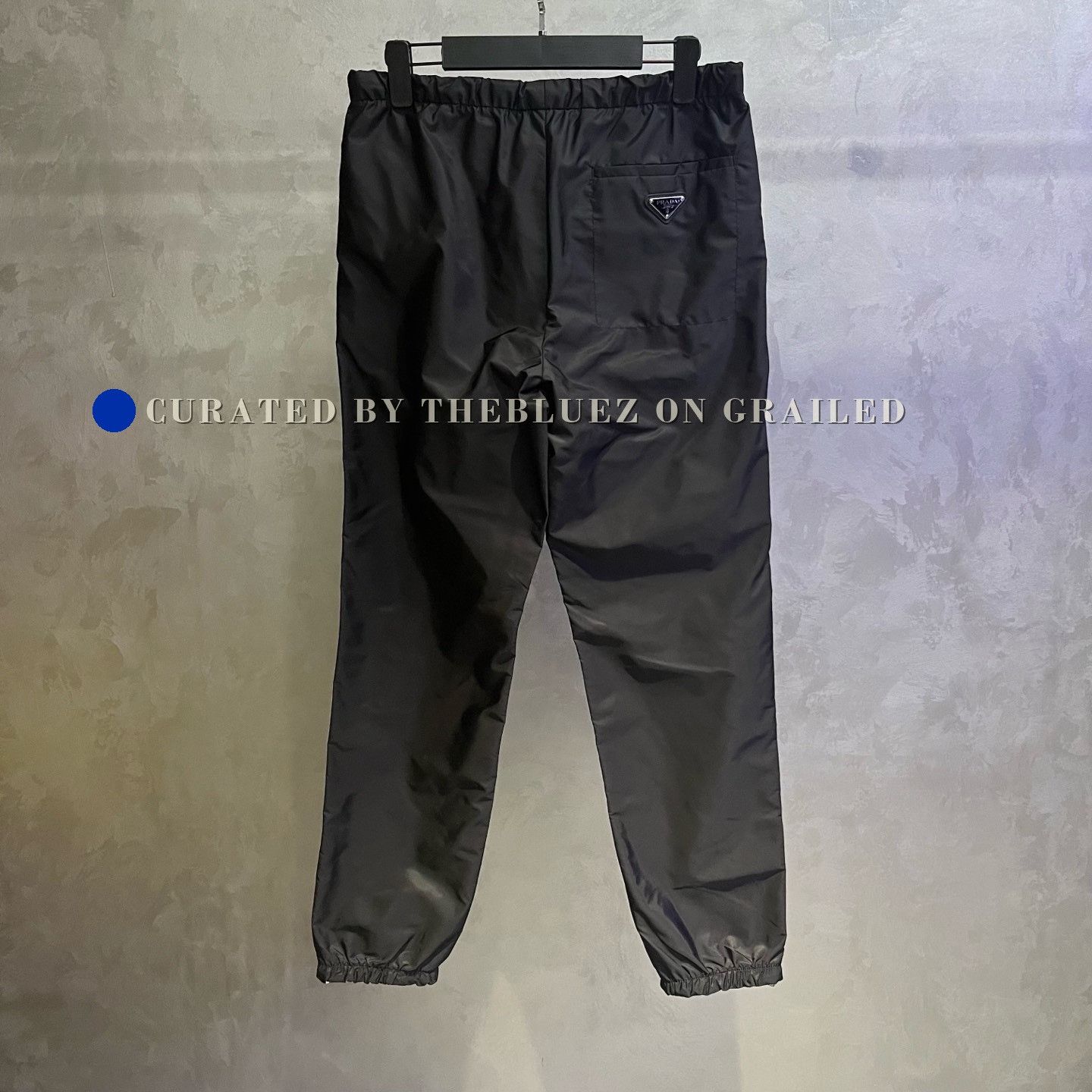 Prada Prada Black Cuffed Knit Track Pants Size US 26 / EU 42 - 2 Thumbnail
