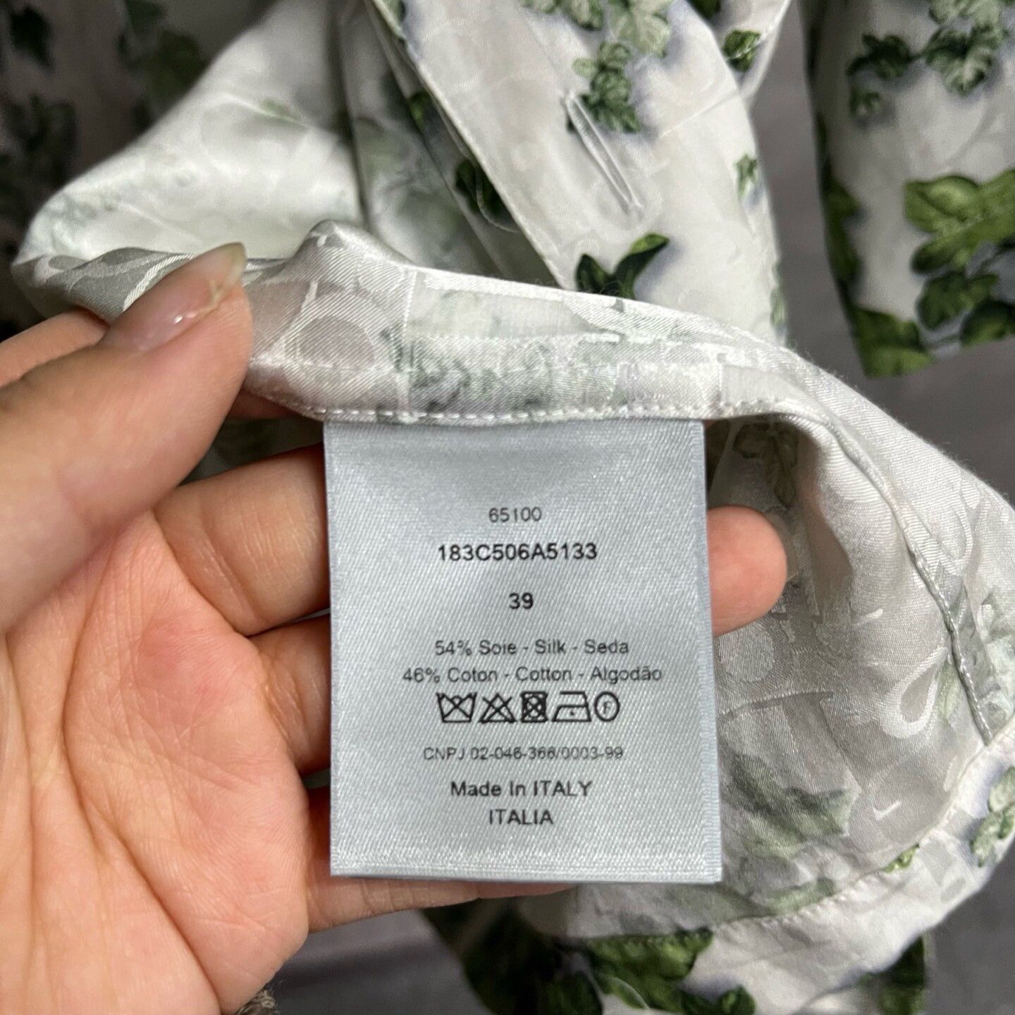 Dior Dior Floral Square Neck Hawaiian Shirt Size S / US 4 / IT 40 - 4 Thumbnail