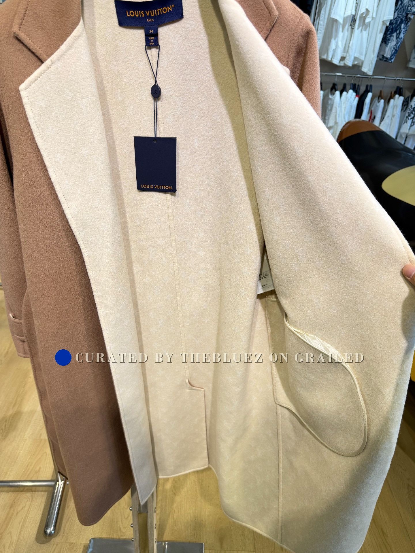 Louis Vuitton Louis Vuitton Wool Long Coat Size XXS / US 00 / IT 34 - 5 Thumbnail