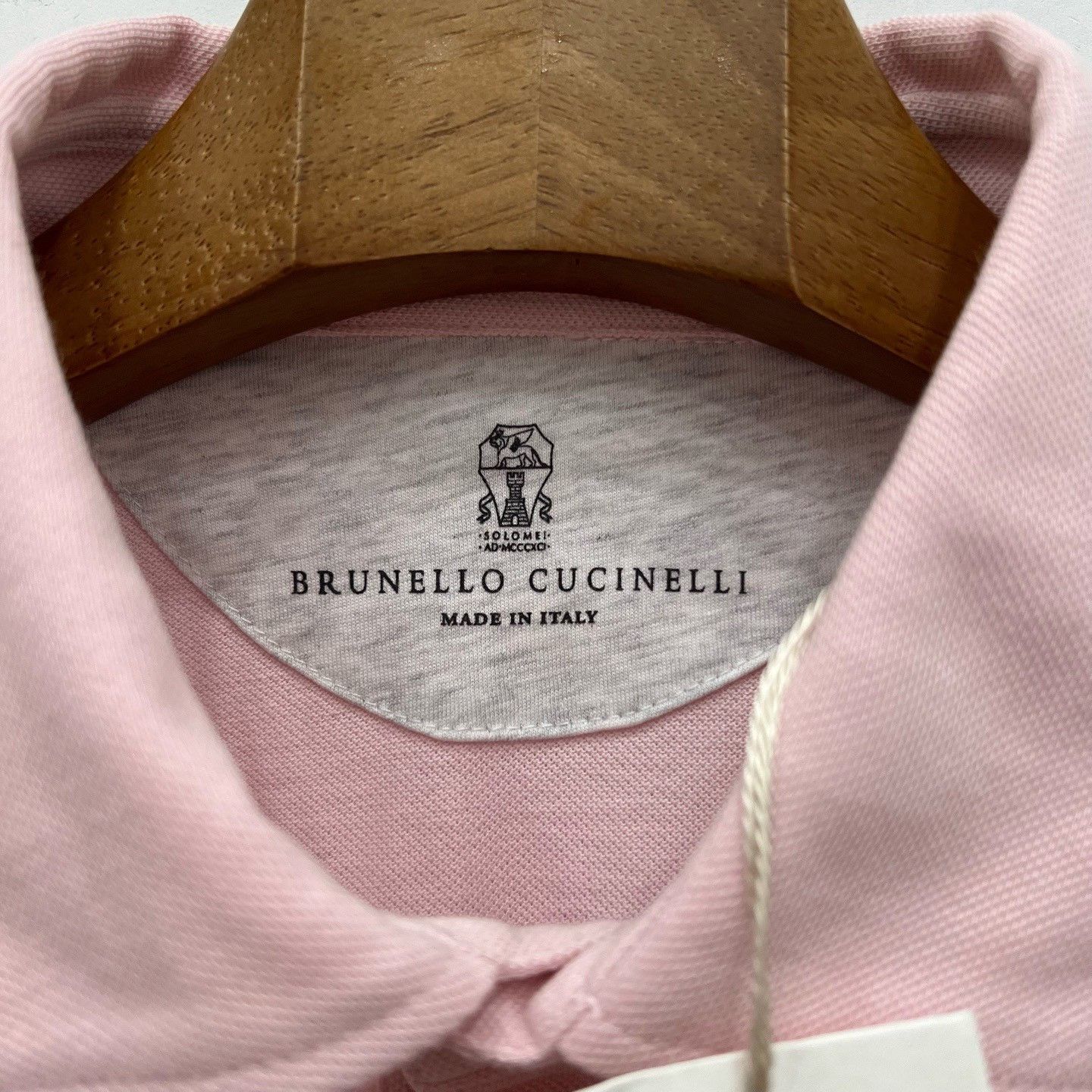 Brunello Cucinelli Brunello Cucinelli Pink Polo Shirt L Size US L / EU 52-54 / 3 - 4 Thumbnail