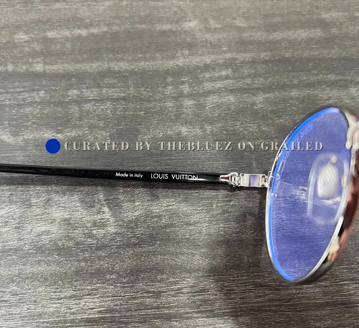 Louis Vuitton Louis Vuitton LV Round Frame Glasses Size ONE SIZE - 4 Thumbnail