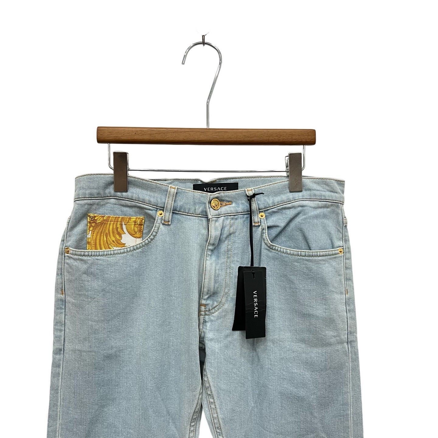 Versace Versace Floral Logo Jeans Size US 32 / EU 48 - 3 Thumbnail