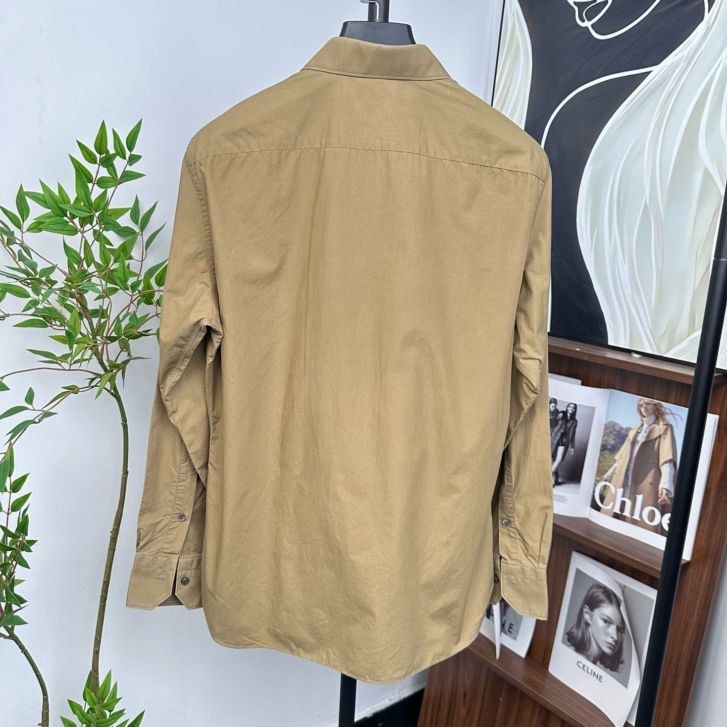 Ermenegildo Zegna Zegna Military Green Shirt Size 41 Size US M / EU 48-50 / 2 - 2 Thumbnail